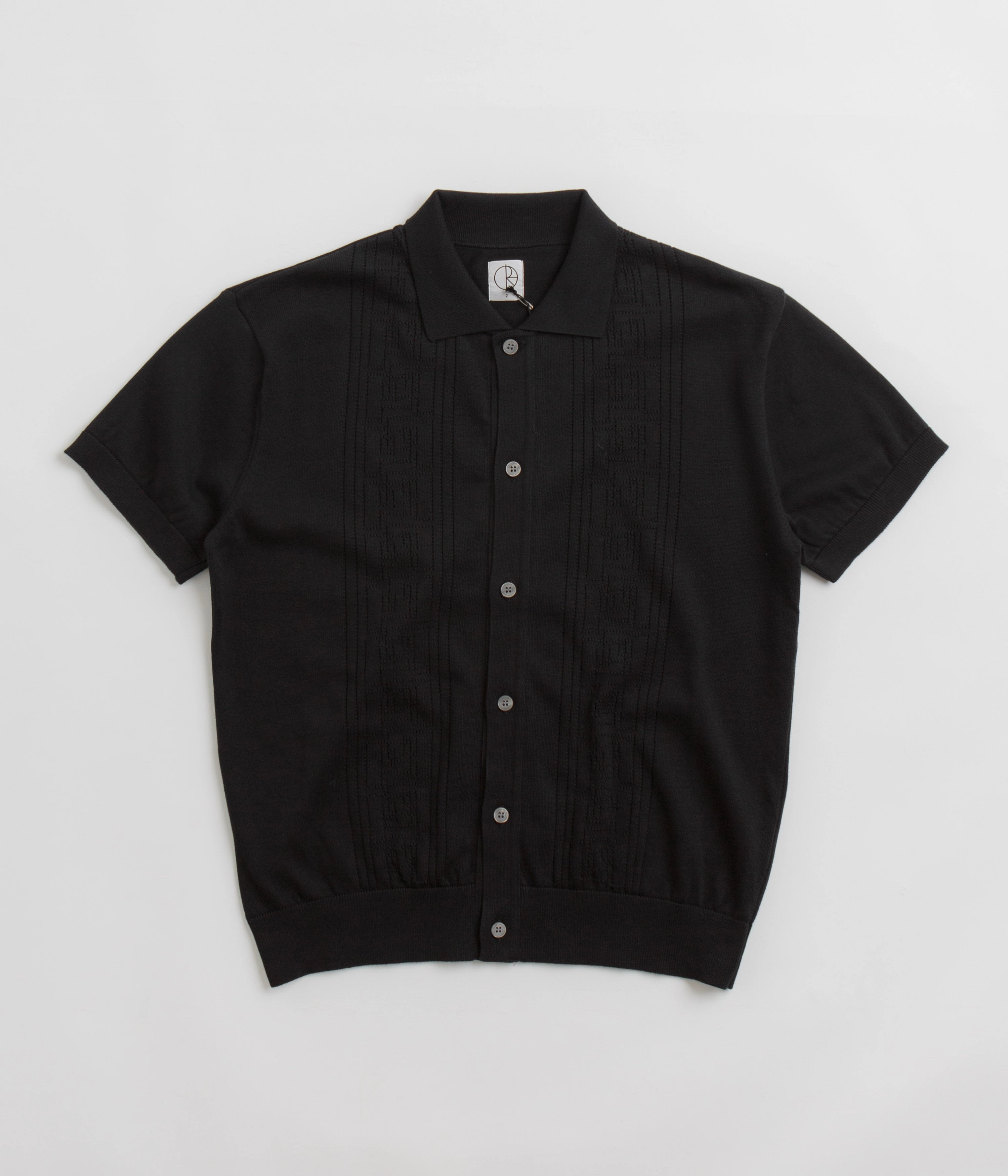 Corporate Retreat Polar Double P Miles Cardigan - Black