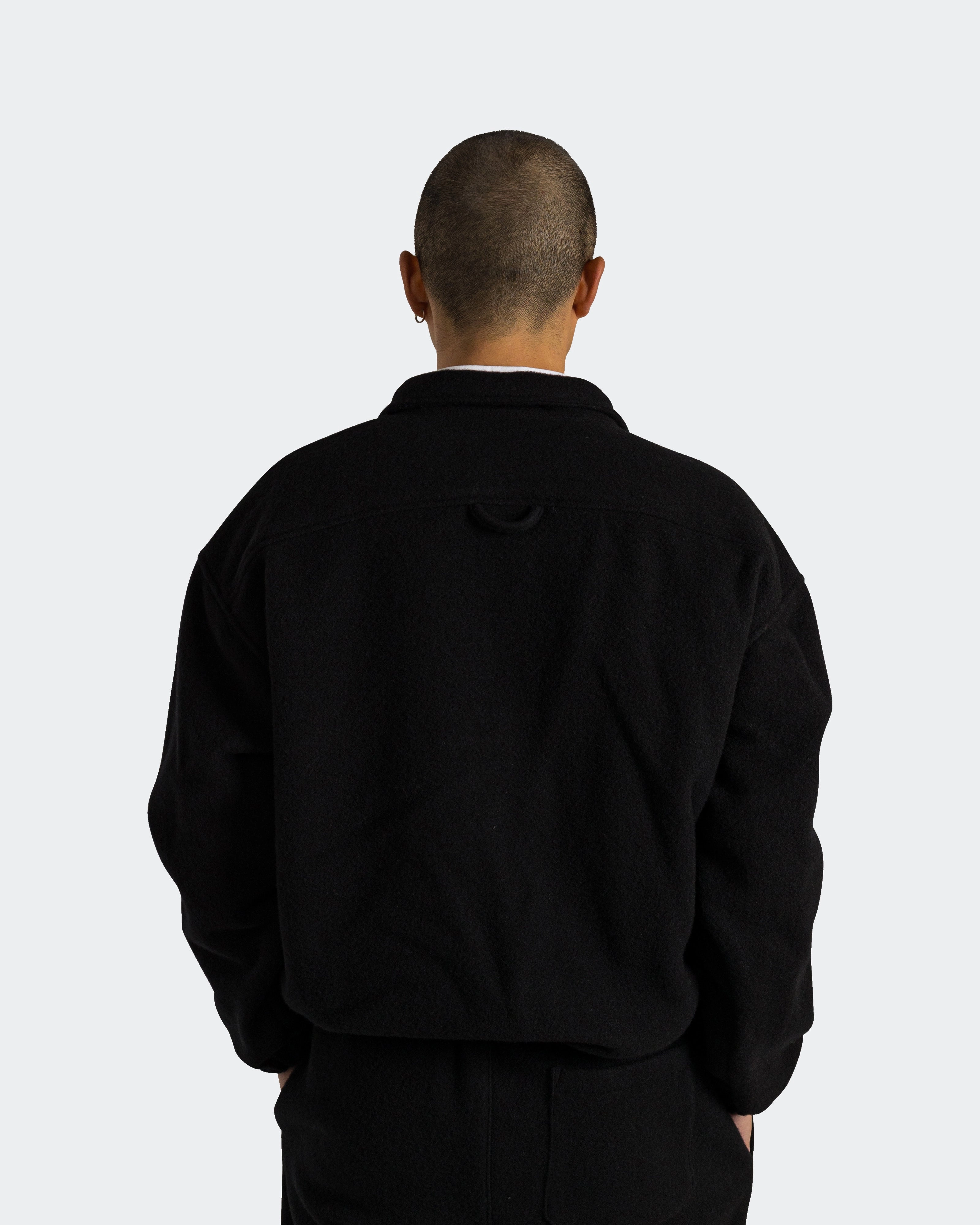 Polar Fleece Half Zip - Black Natural Fleece product premium quality assurance