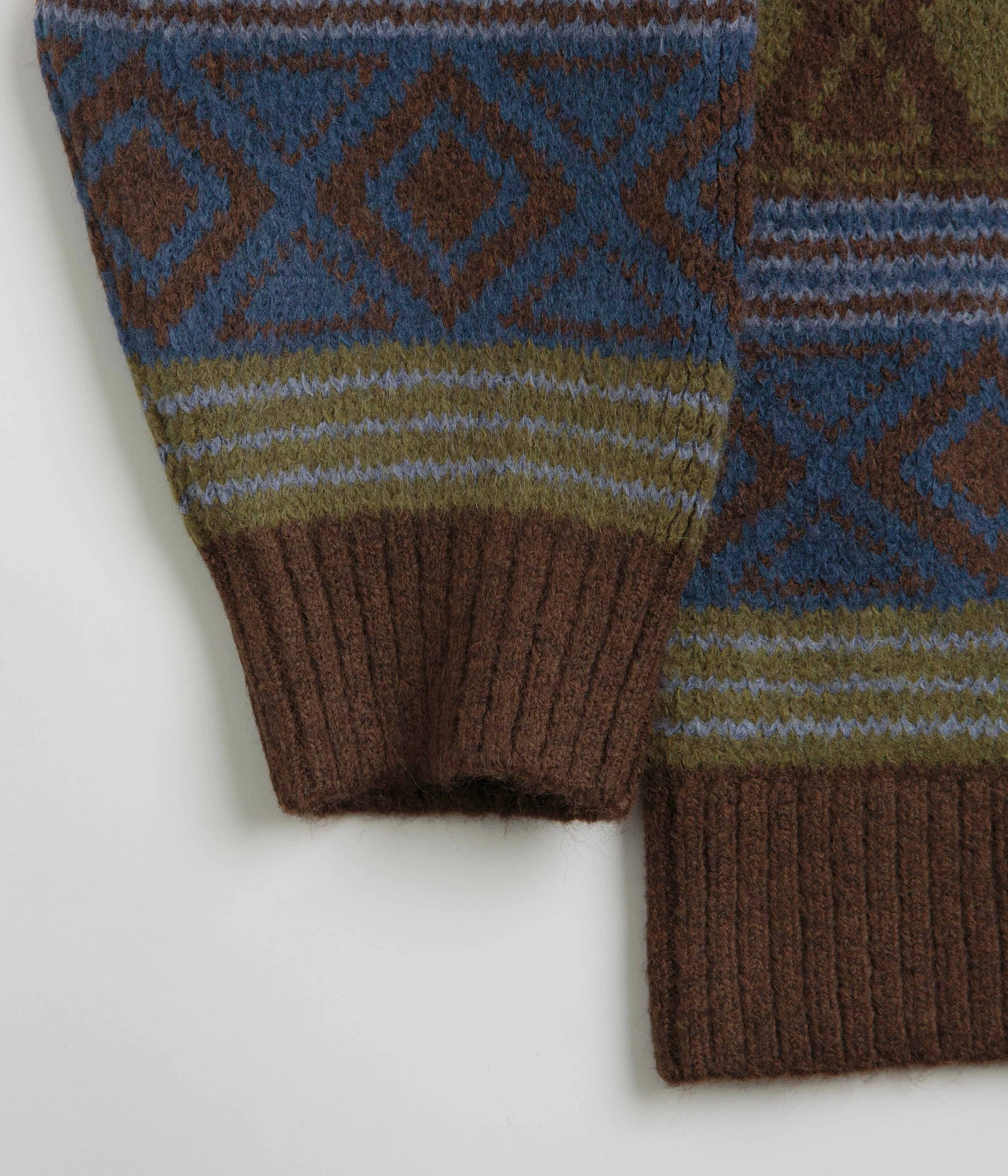 Polar George Sweatshirt - Blue Green Mix product industry position