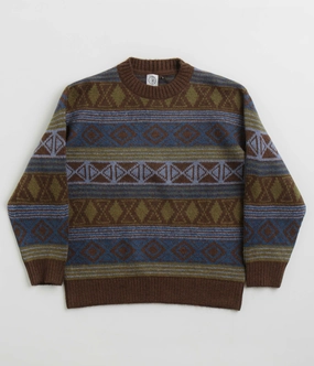 product fringe edginess Polar George Sweatshirt - Blue Green Mix