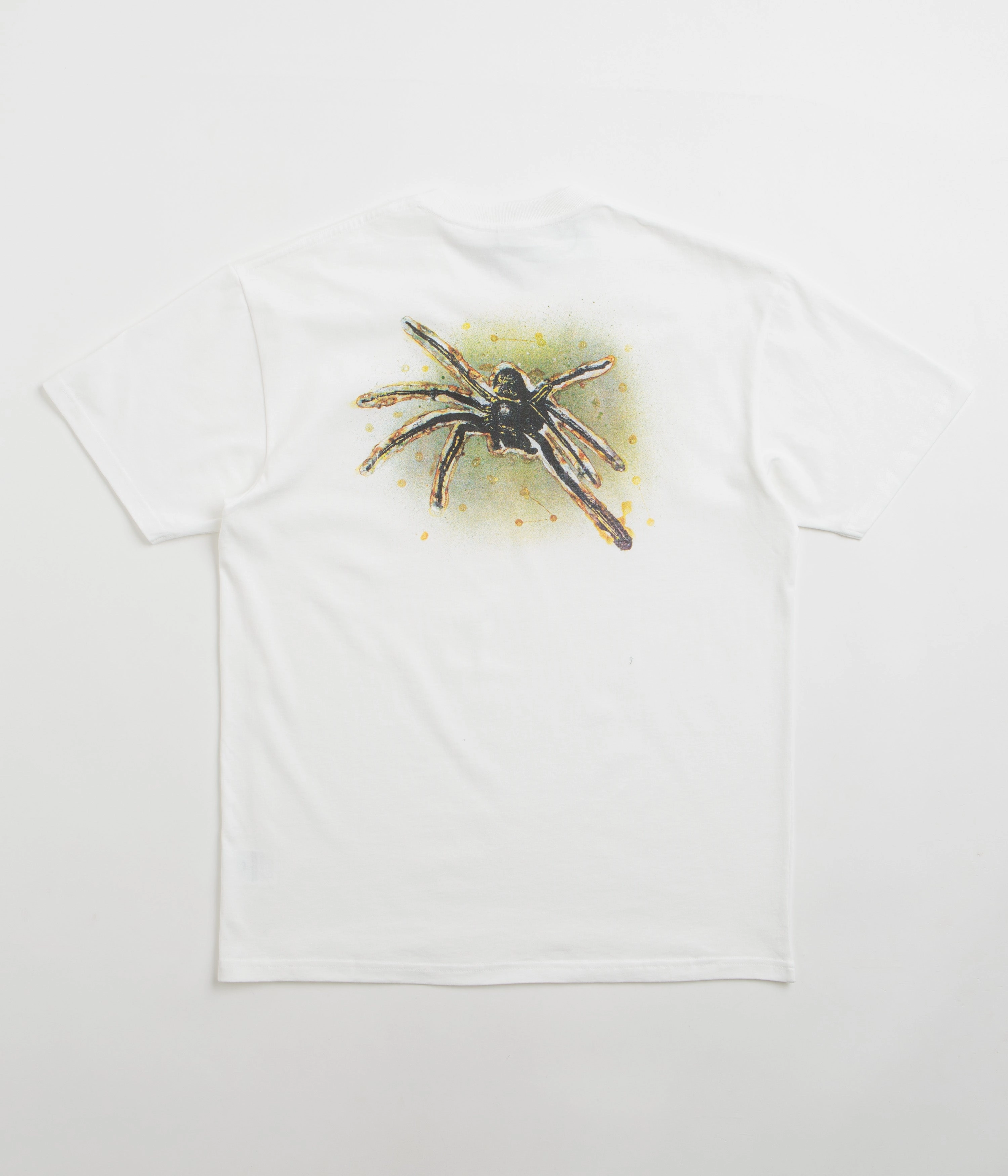 Sporty Appeal Casual Essential Wear Polar Green Spider T-Shirt - White