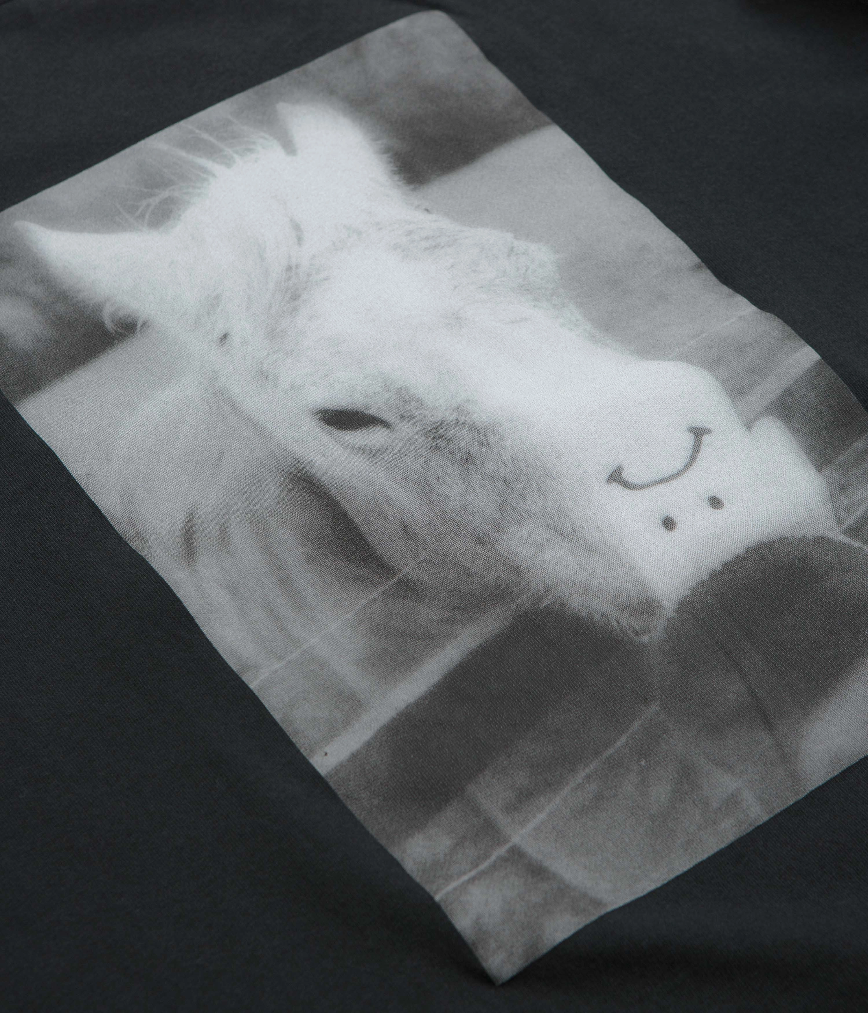 petite size Polar Horse Hand T-Shirt - Silver Black