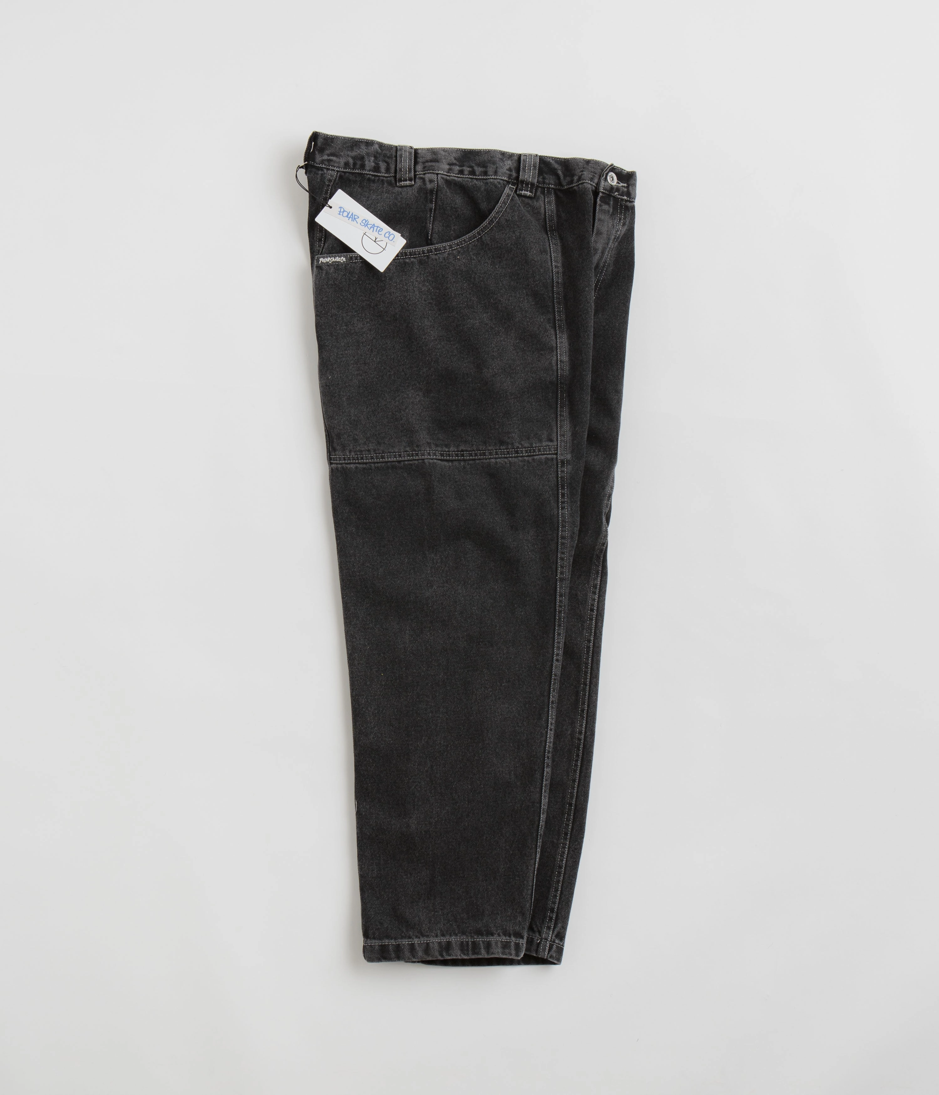 Stain Repellent Coating Polar Jiro Pants - Silver Black