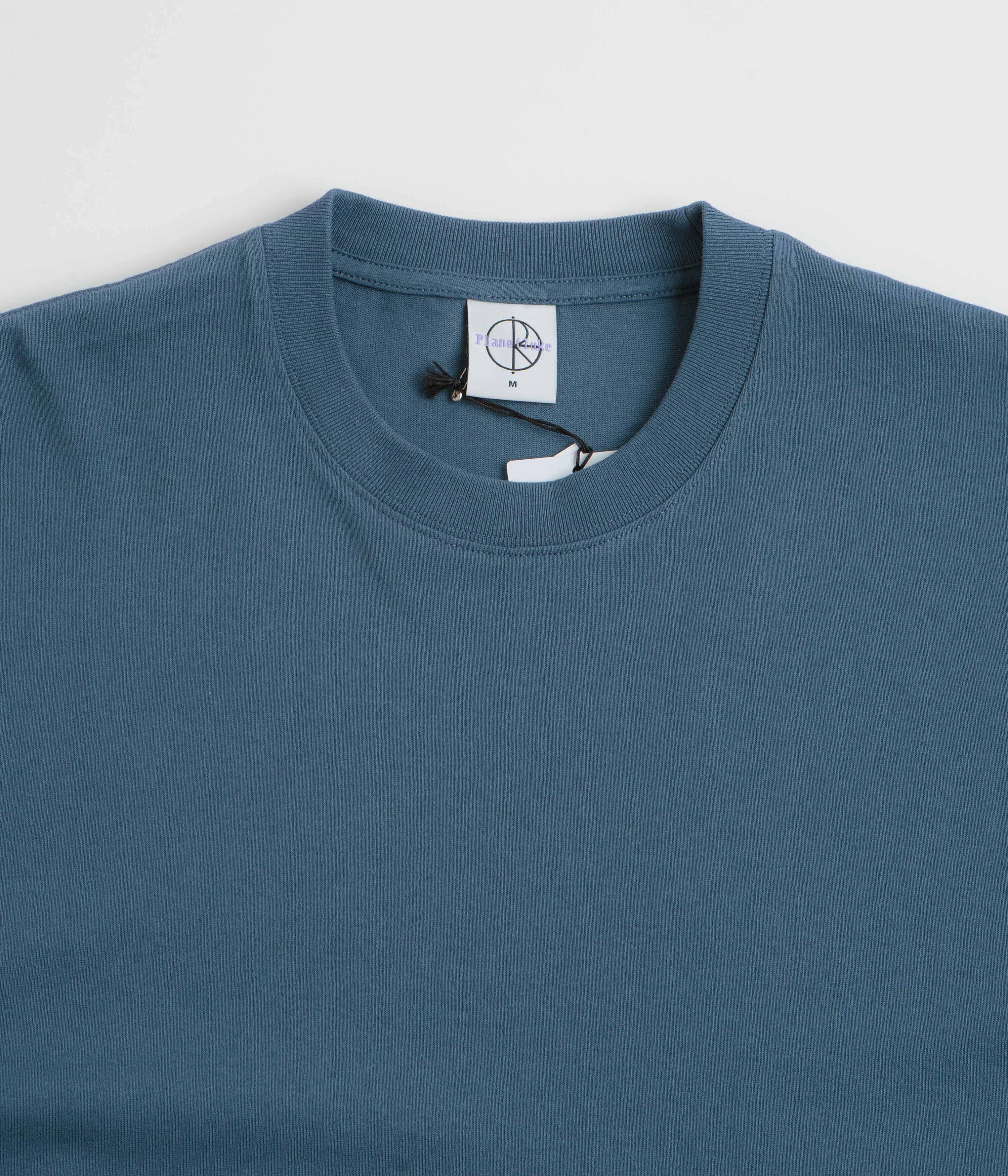 BreathableMeshLining Ethically Sourced Materials Polar Noise T-Shirt - Grey Blue