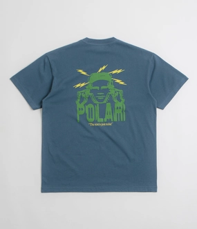 Polar Noise T-Shirt - Grey Blue TearResistant Fabric tall size