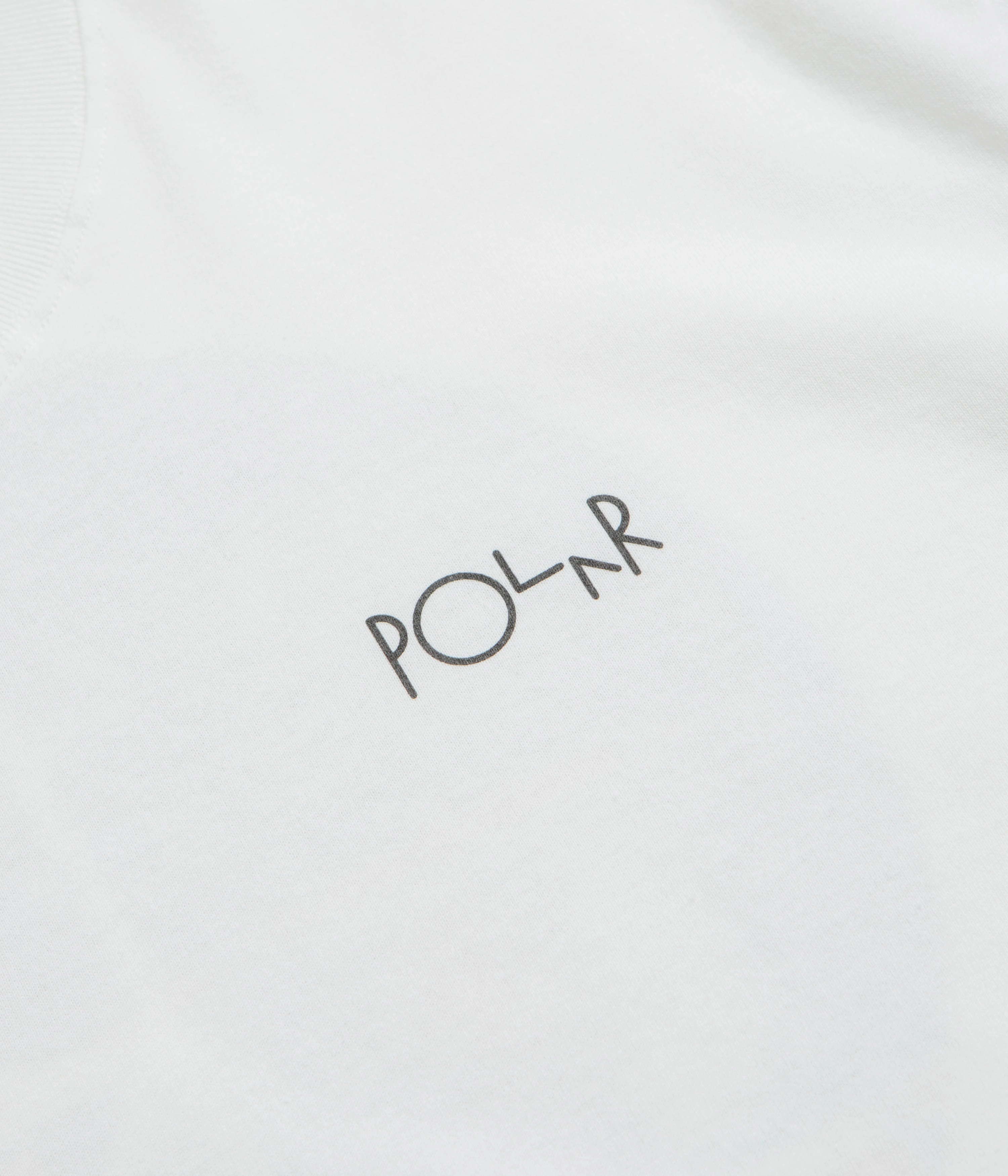 Polar Ourselves Collage Fill Logo T-Shirt - White Comfortable Design PocketDetail