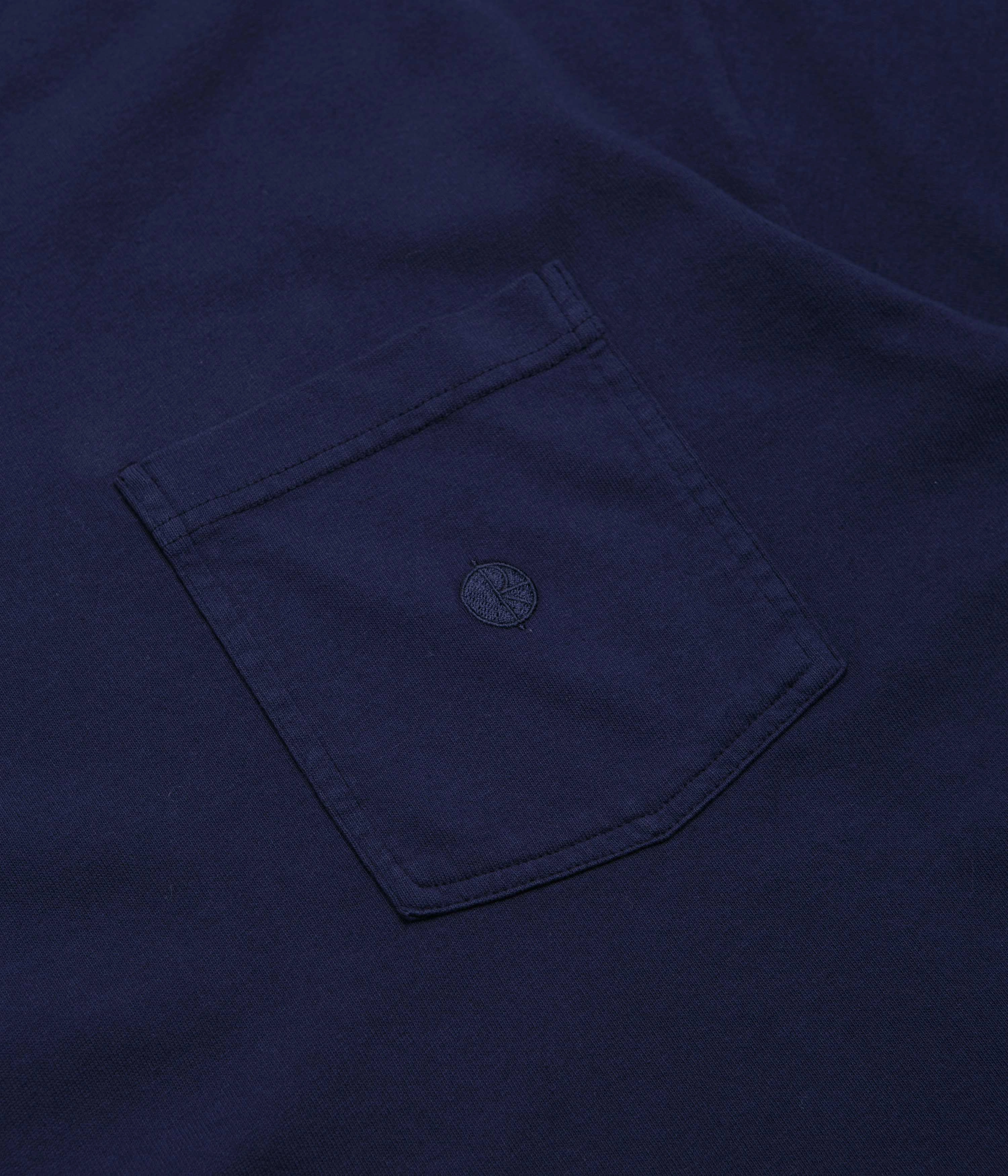 Polar Pocket T-Shirt - Dark Blue / Blue Micro Perforated Fabric Sleek Fit