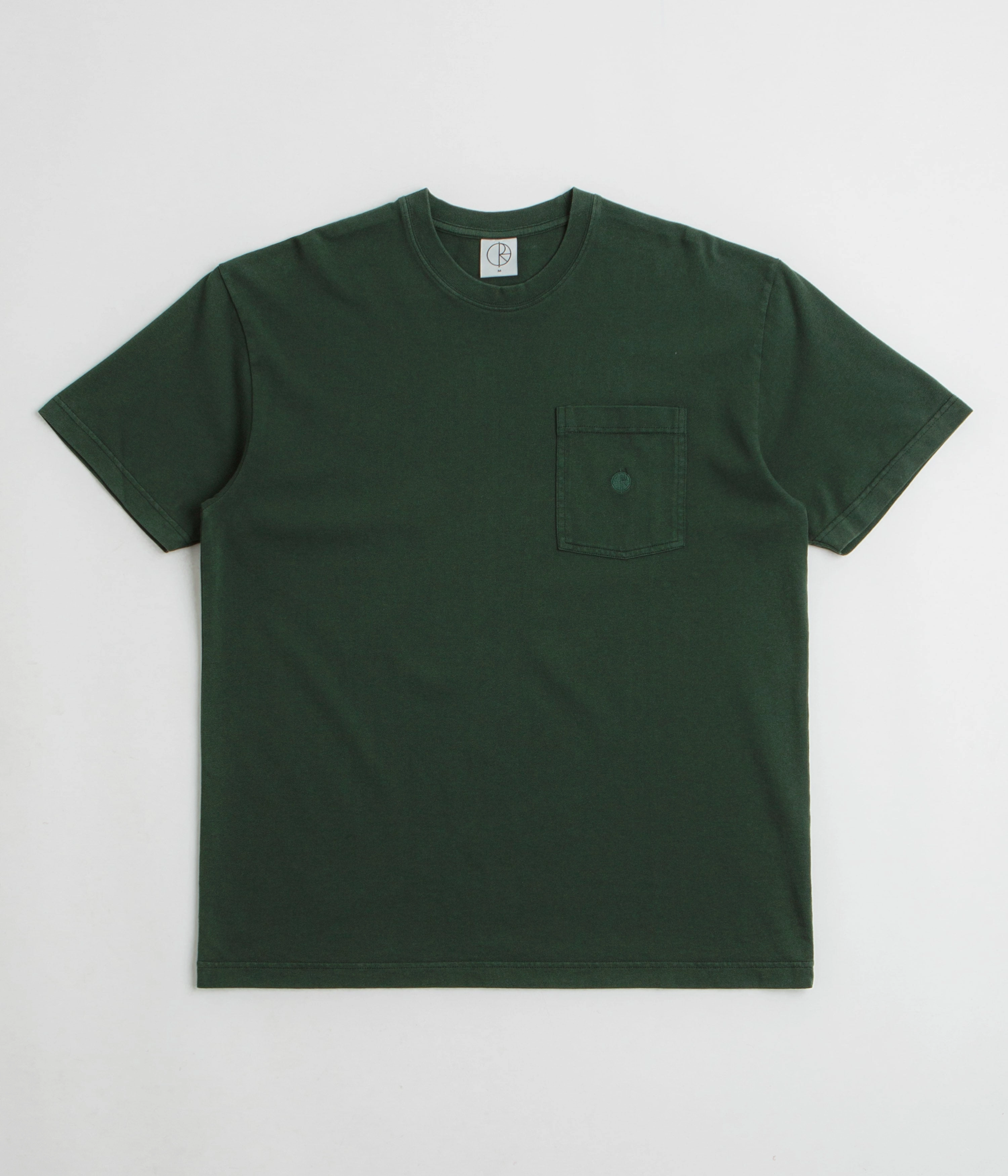 Polar Pocket T-Shirt - Dark Green Flexible Shoulder Seams