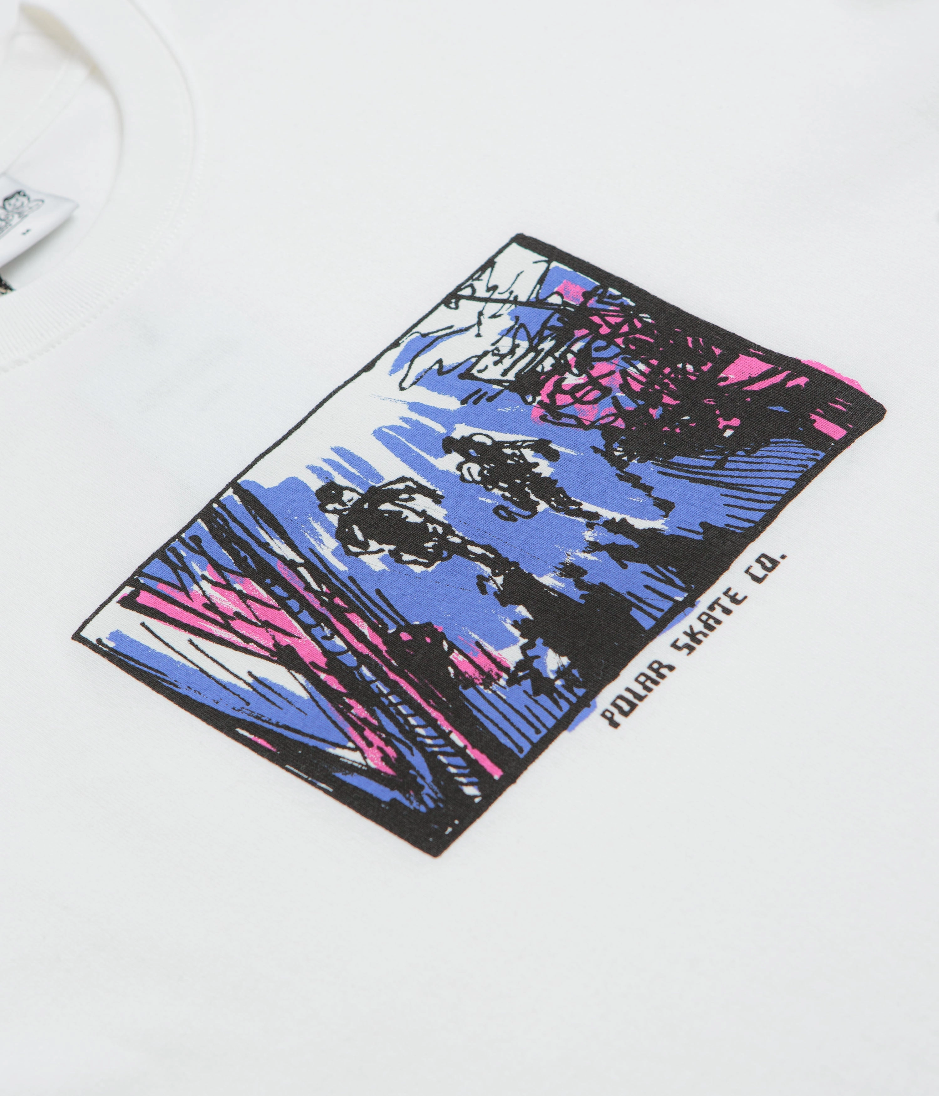 Polar Running T-Shirt - White Date night