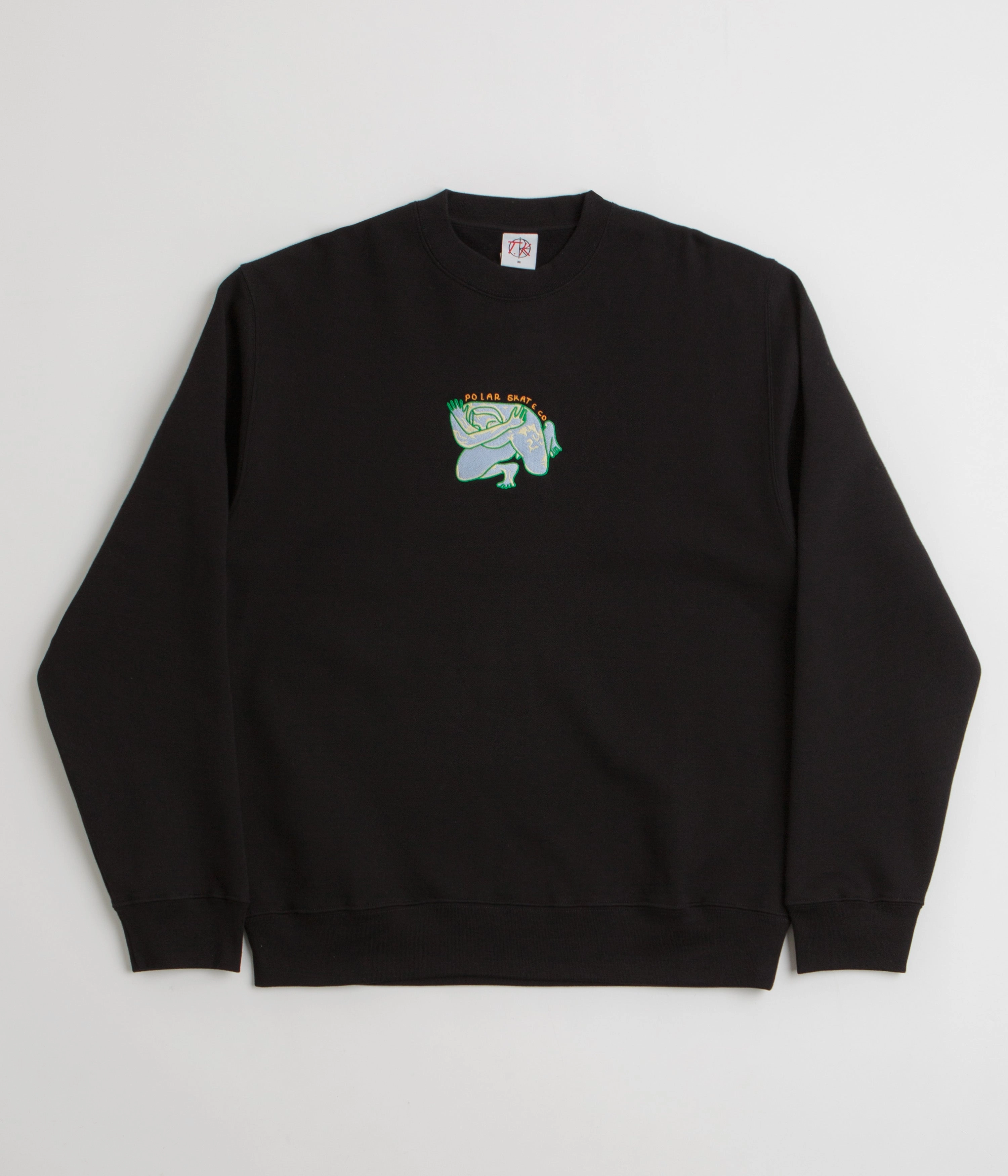 Polar Shy Bow Dave Crewneck Sweatshirt - Black Cozy Street