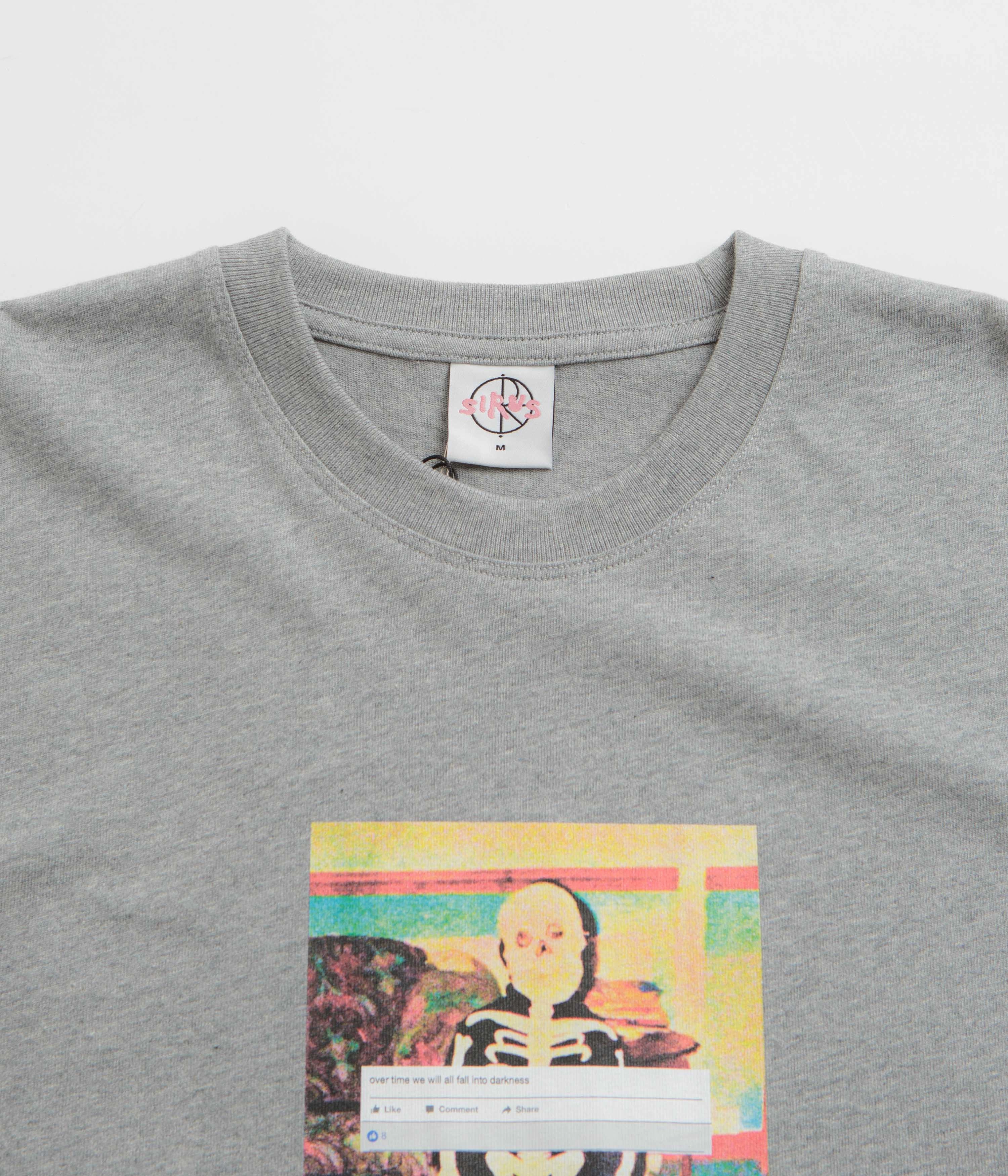 Polar Skeleton Kid T-Shirt - Heather Grey Office Casual