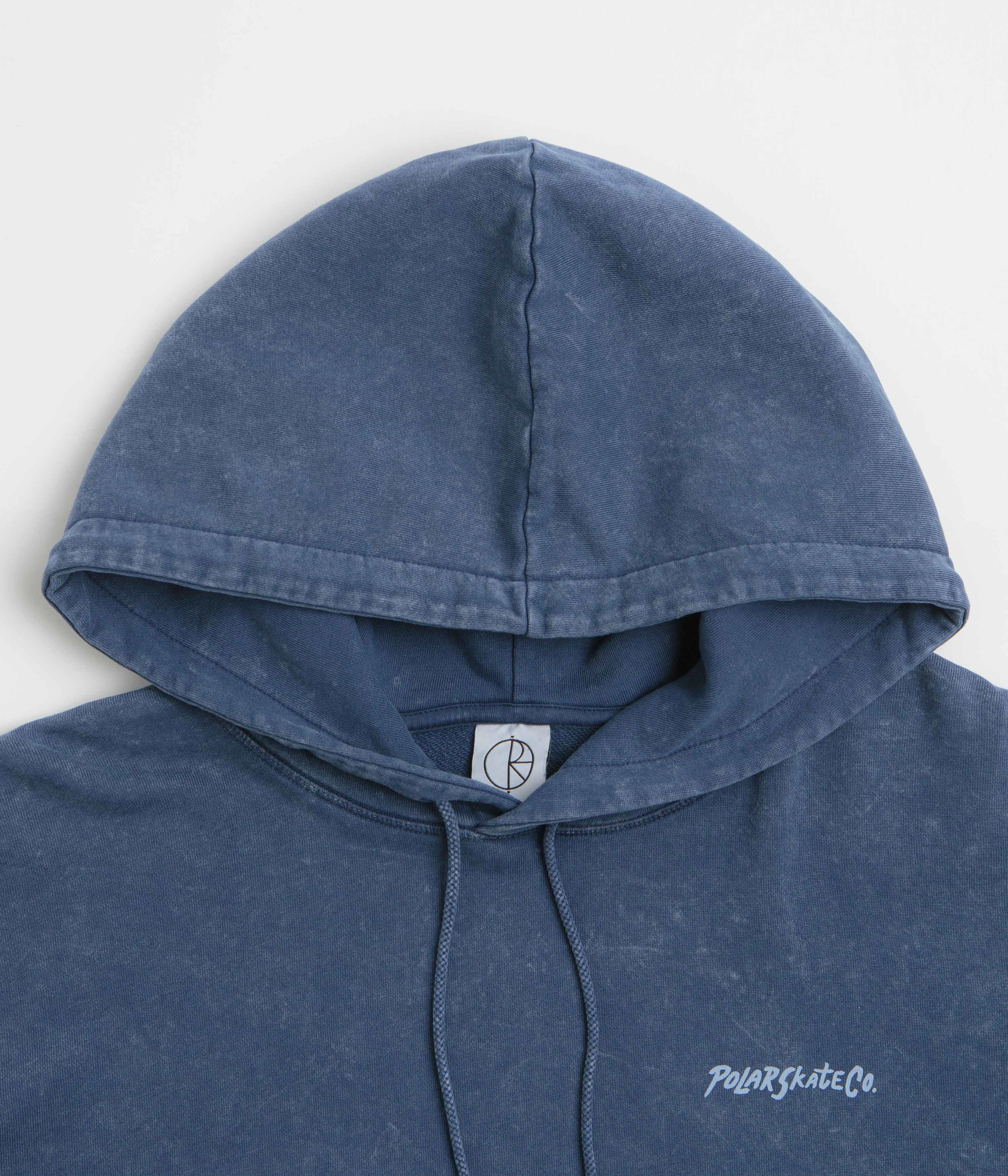 Yoga wear Polar Surf Logo Acid Frank Hoodie - Dark Blue