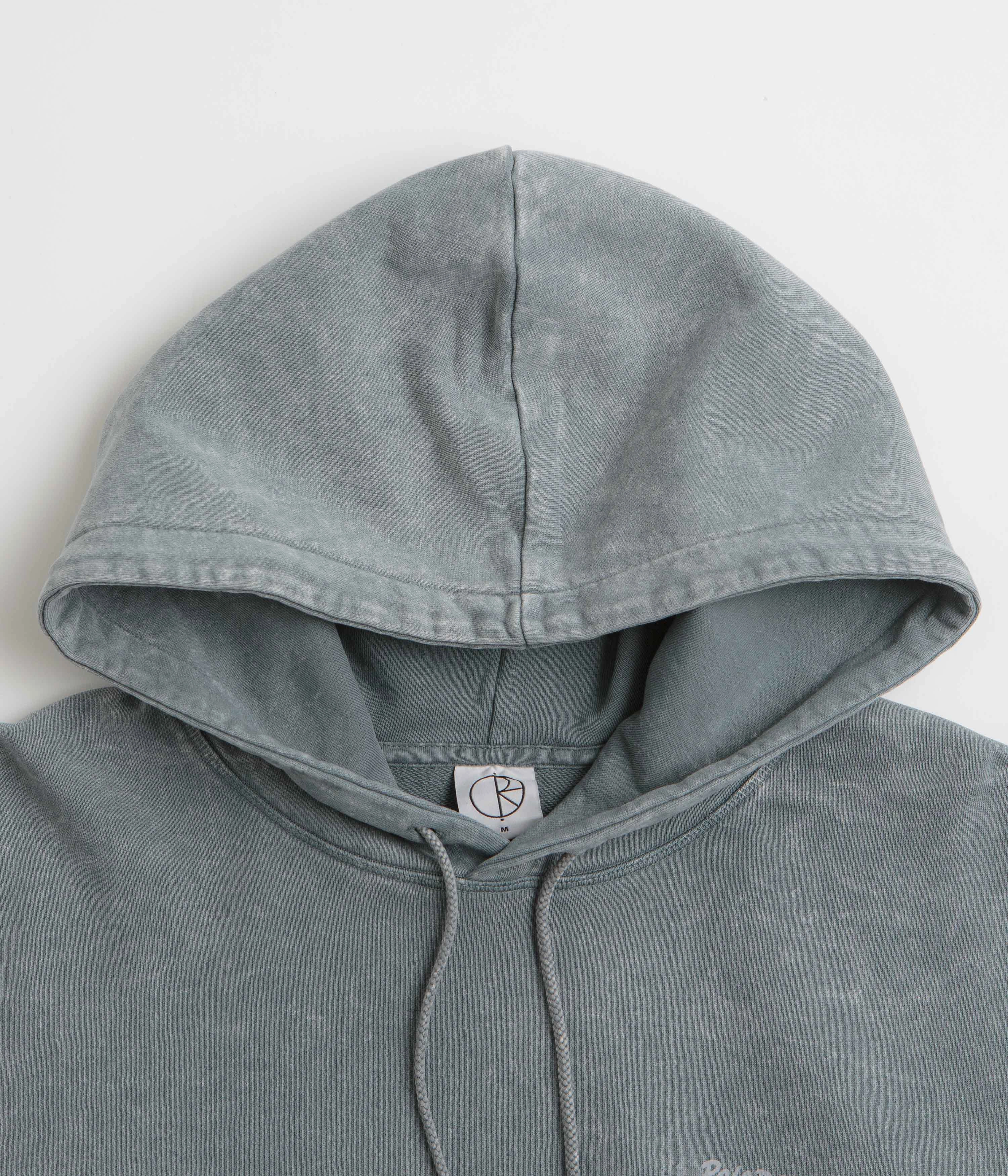 Thylacine like Bat like Polar Surf Logo Acid Frank Hoodie - Grey