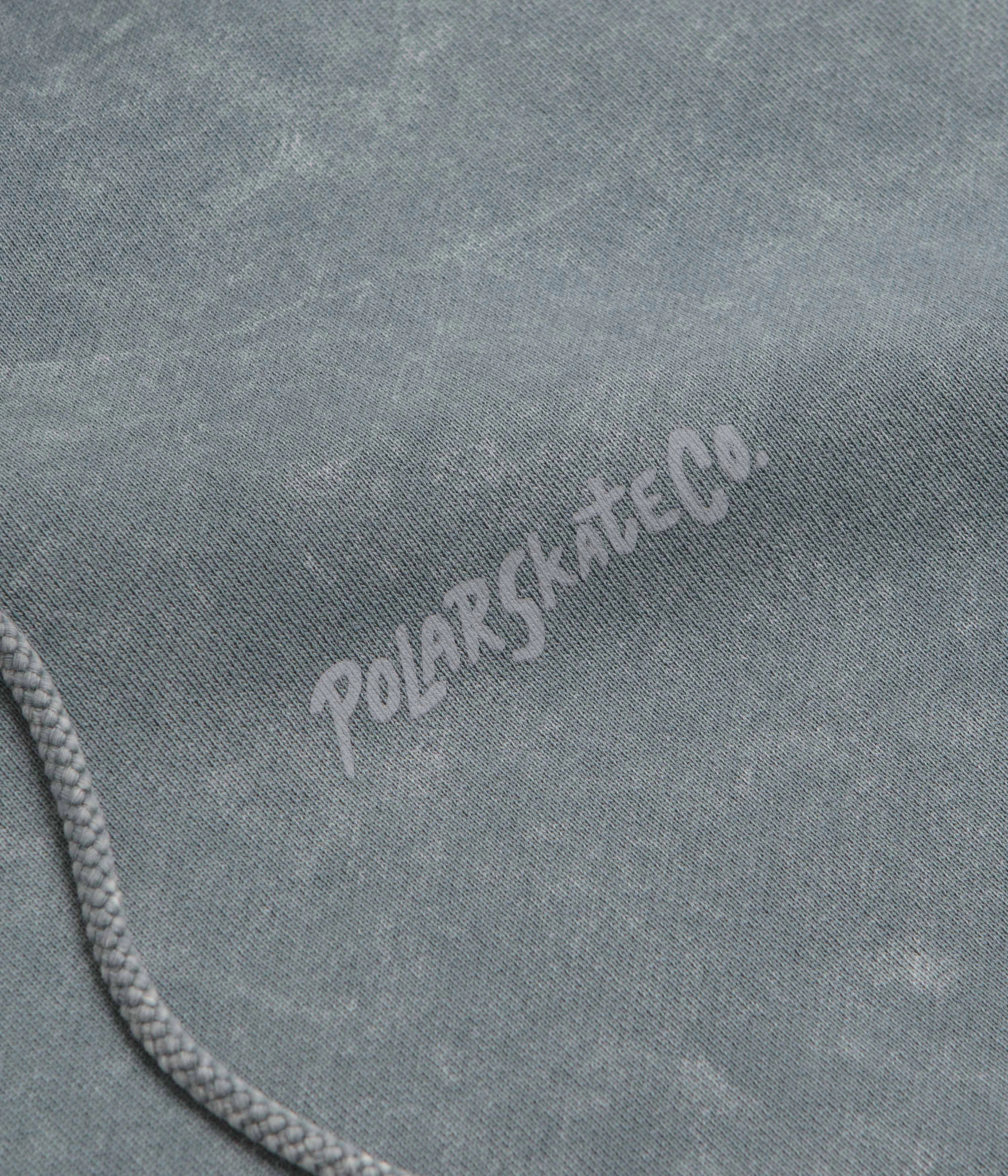 Polar Surf Logo Acid Frank Hoodie - Grey Lounge Comfort