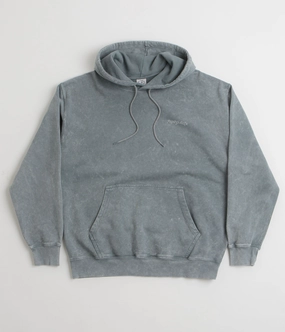 Performance Fabric Polar Surf Logo Acid Frank Hoodie - Grey