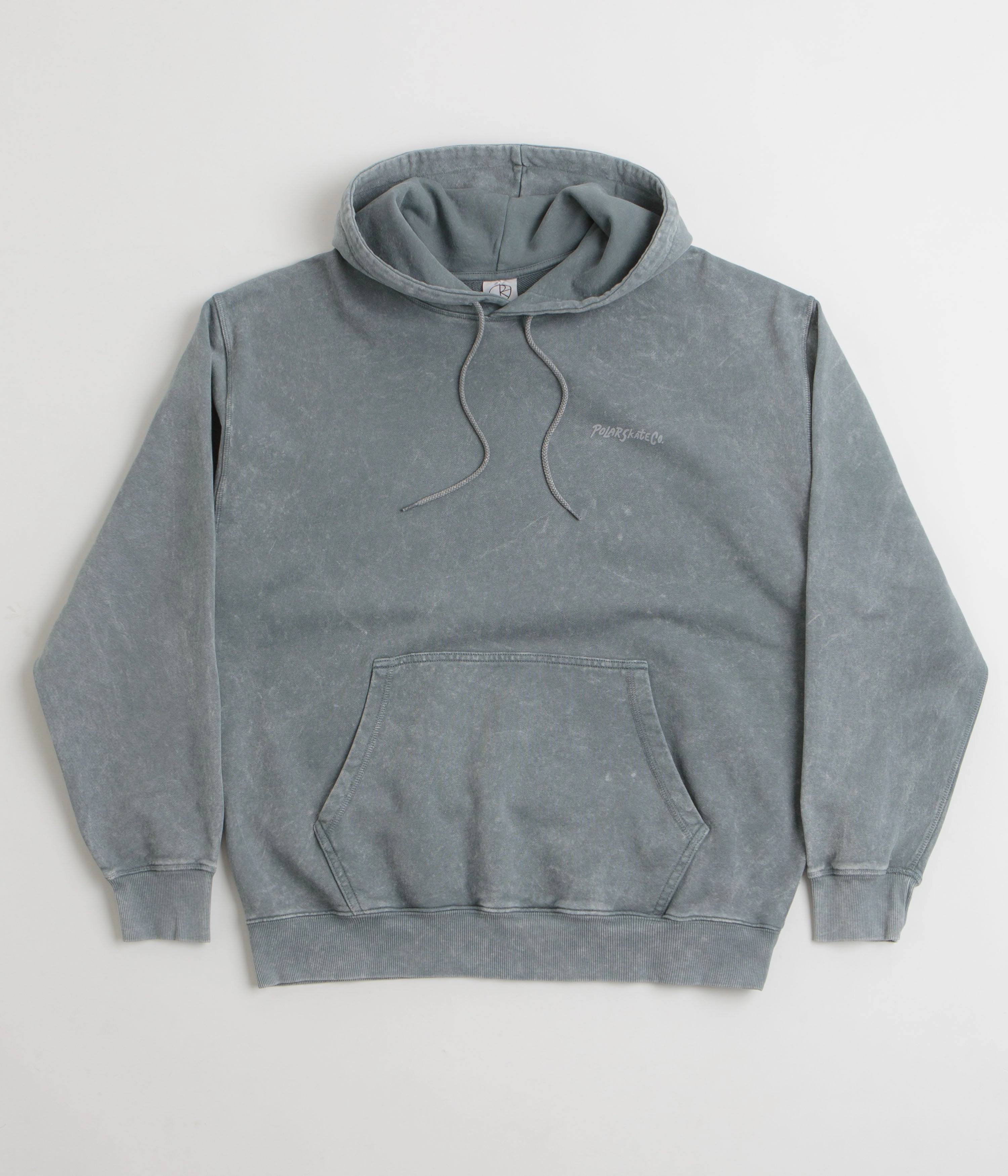 Performance Fabric Polar Surf Logo Acid Frank Hoodie - Grey