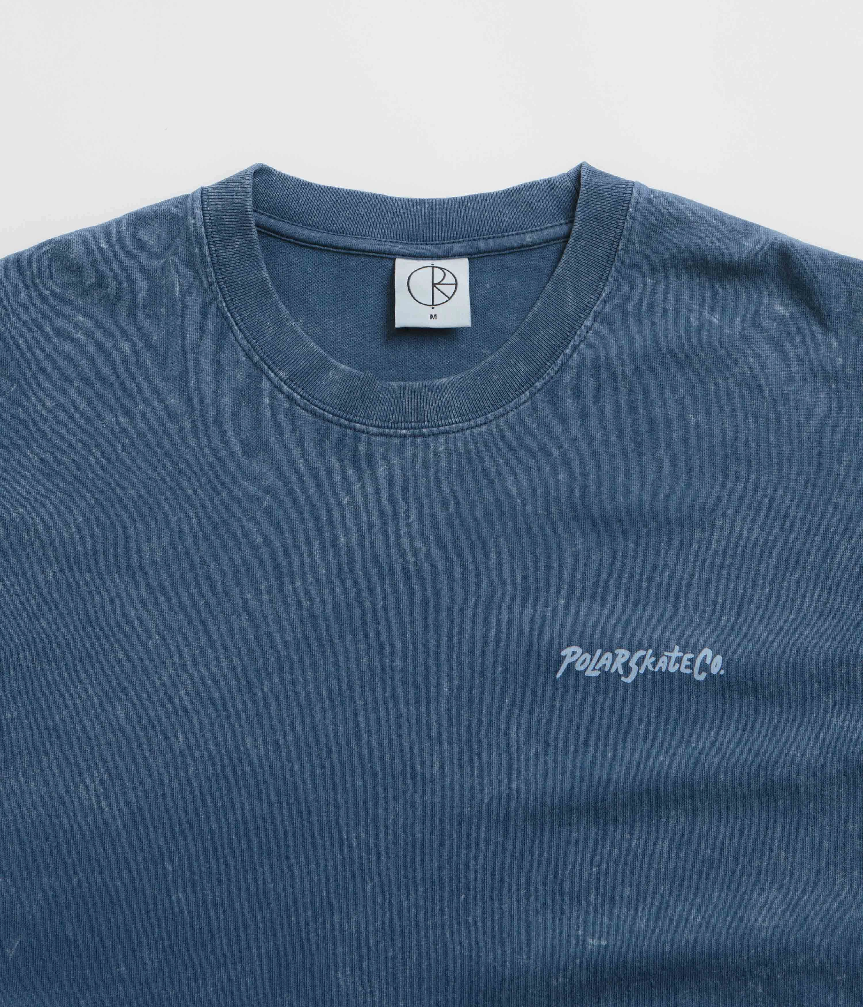 Polar Surf Logo Acid T-Shirt - Dark Blue On-the-Go Comfort