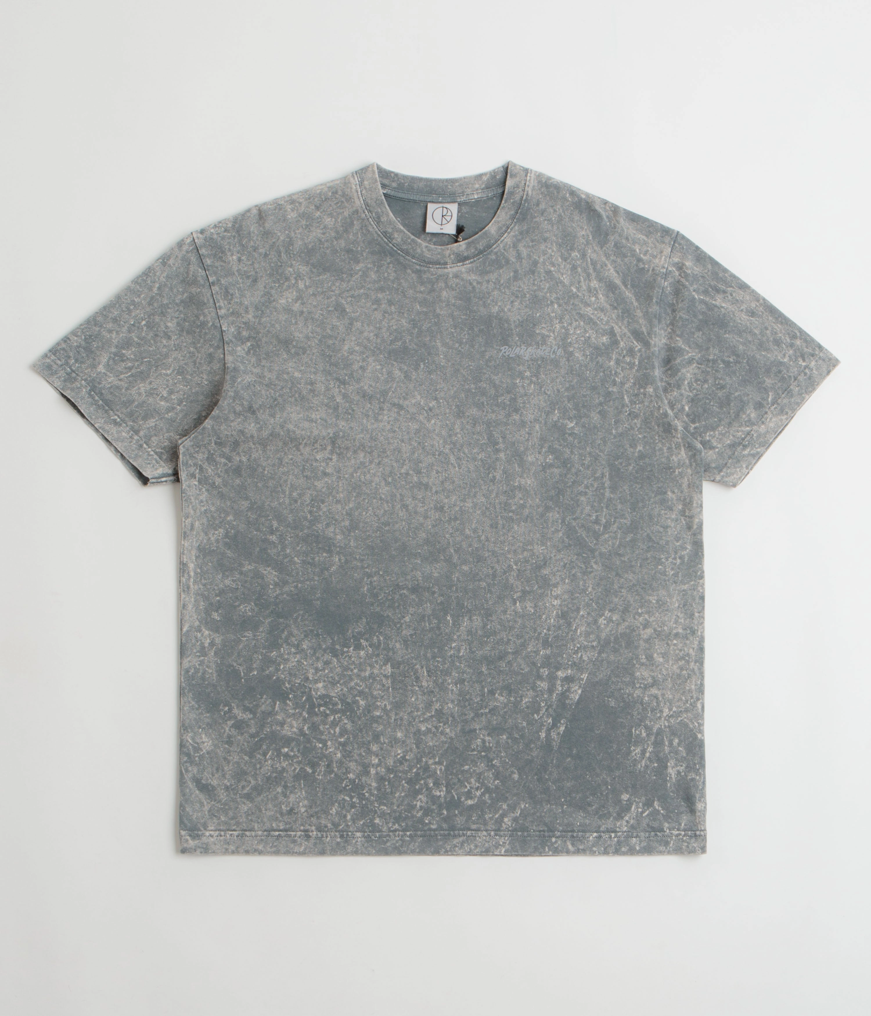Polar Surf Logo Acid T-Shirt - Grey Fashion Layer