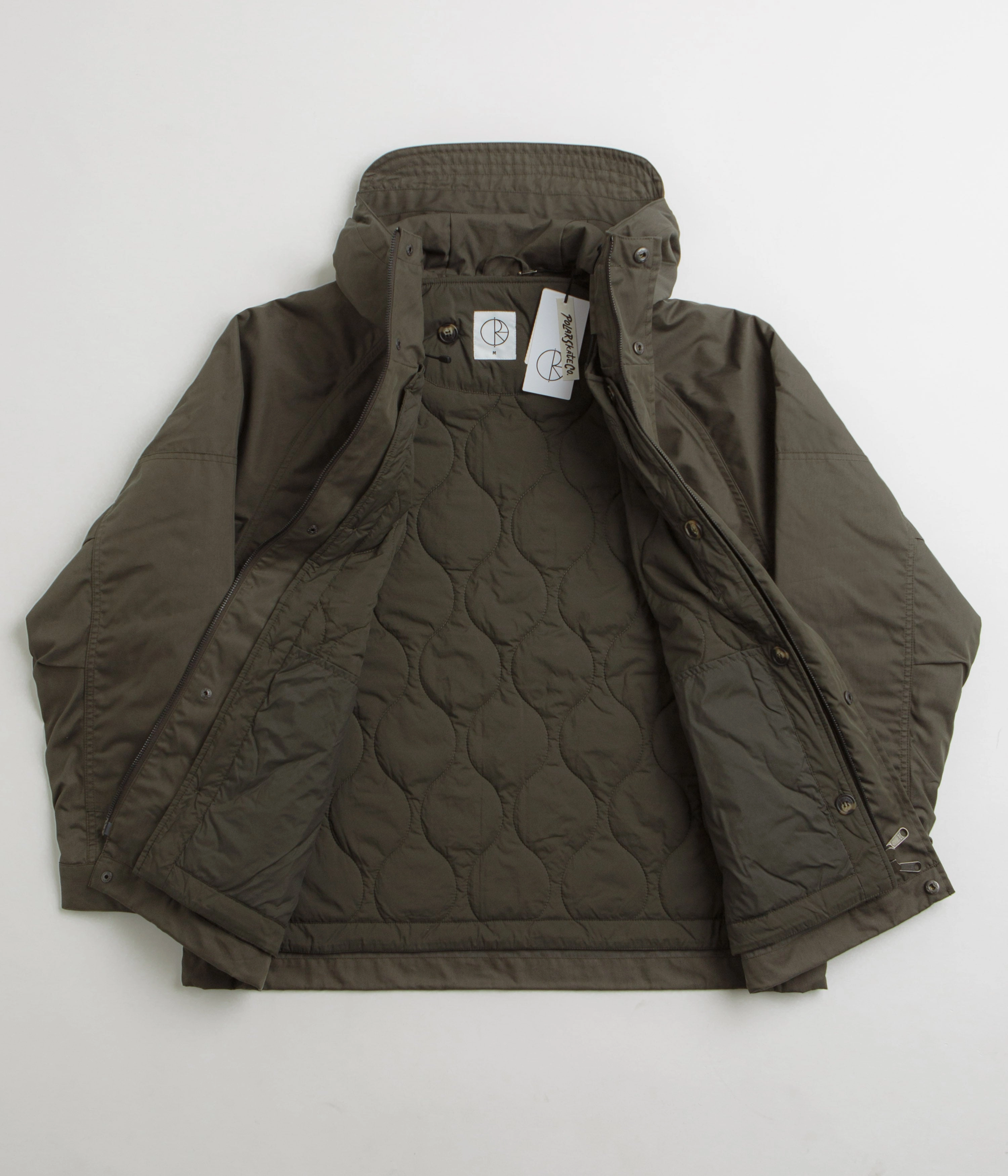 Anti Pill Treatment Polar Walter Army Jacket - Army Green