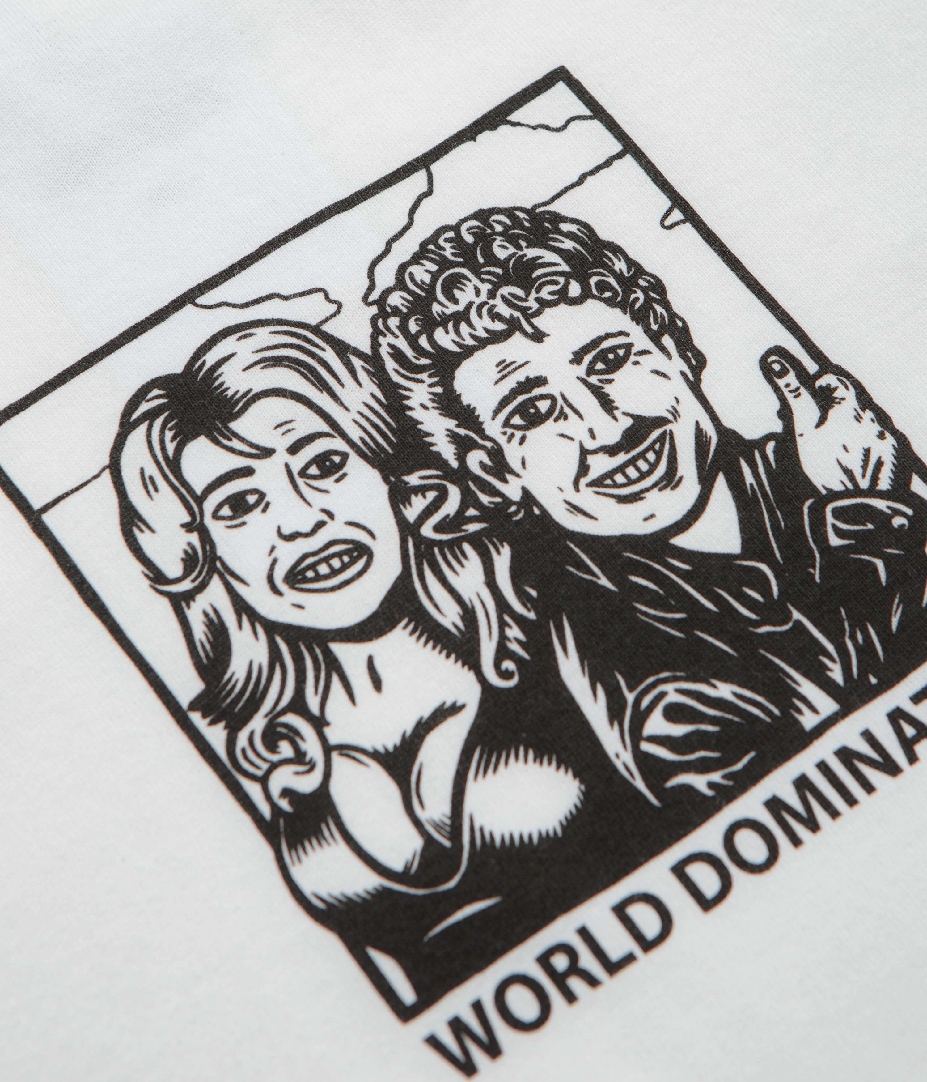 Polar World Domination T-Shirt - White / Black / White Classic Layer Wear