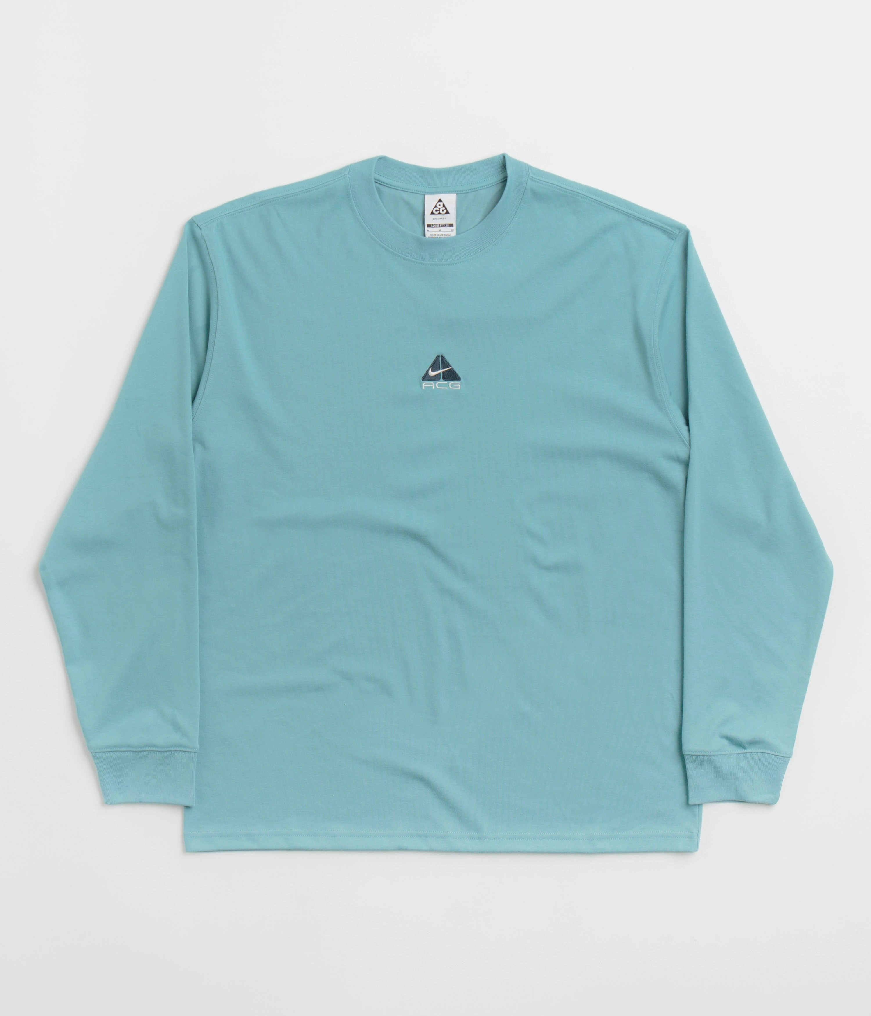 Nike ACG Lungs Long Sleeve T-Shirt - Denim Turquoise City Casual Outdoor Essentials