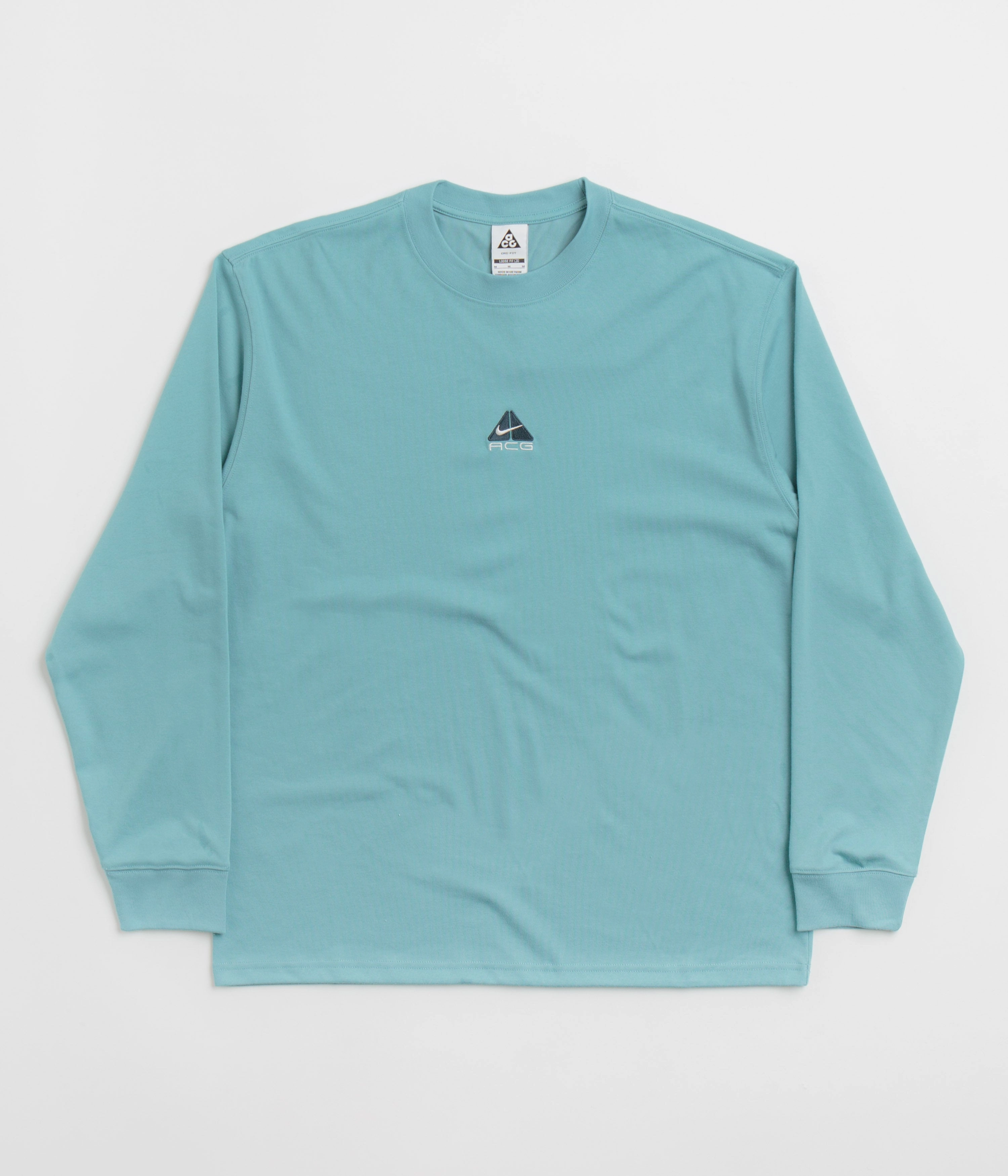 Nike ACG Lungs Long Sleeve T-Shirt - Denim Turquoise Chic Comfort Wear Casual Wear