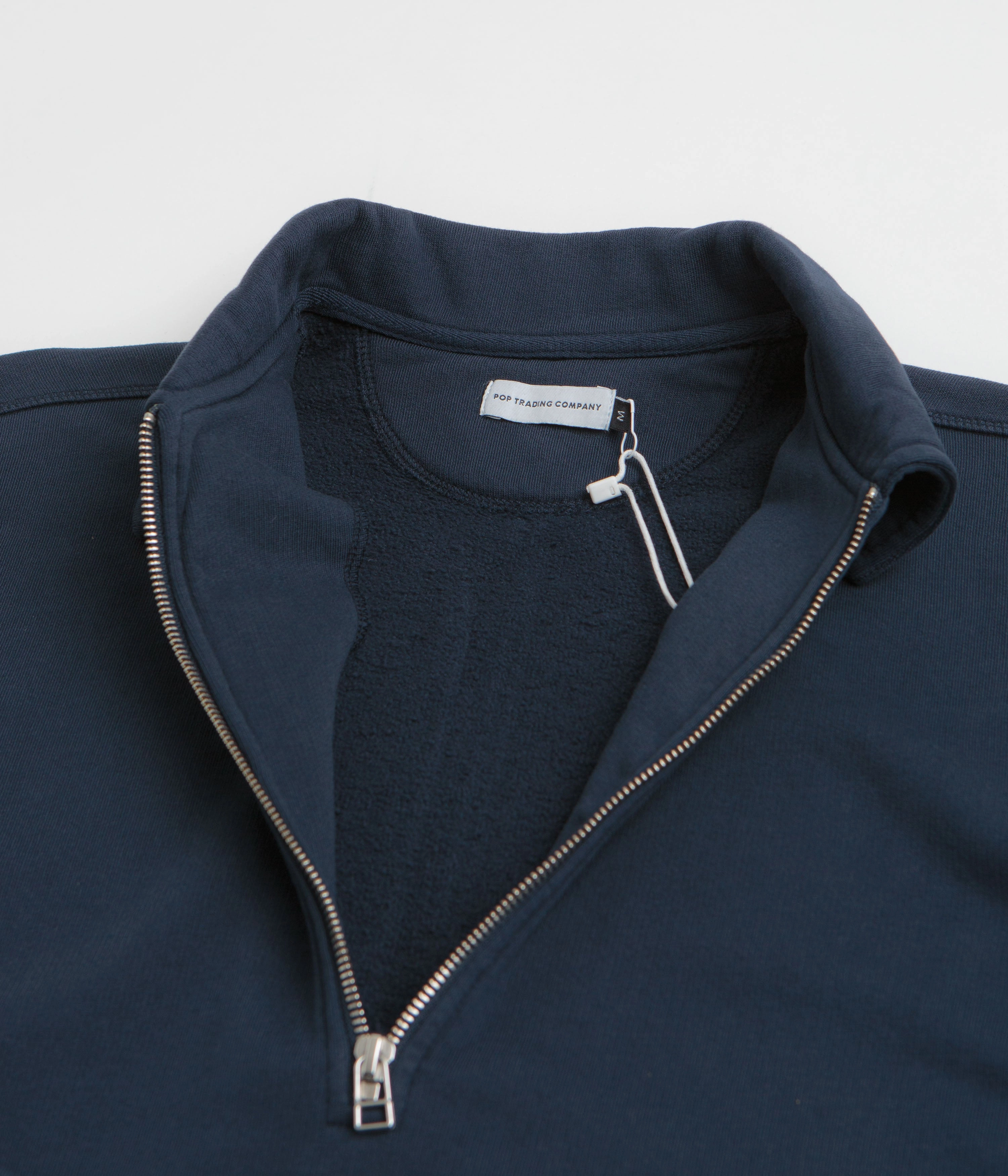 Comfy Mood product sale Pop Trading Company 1/2 Zip Sweatshirt - Navy