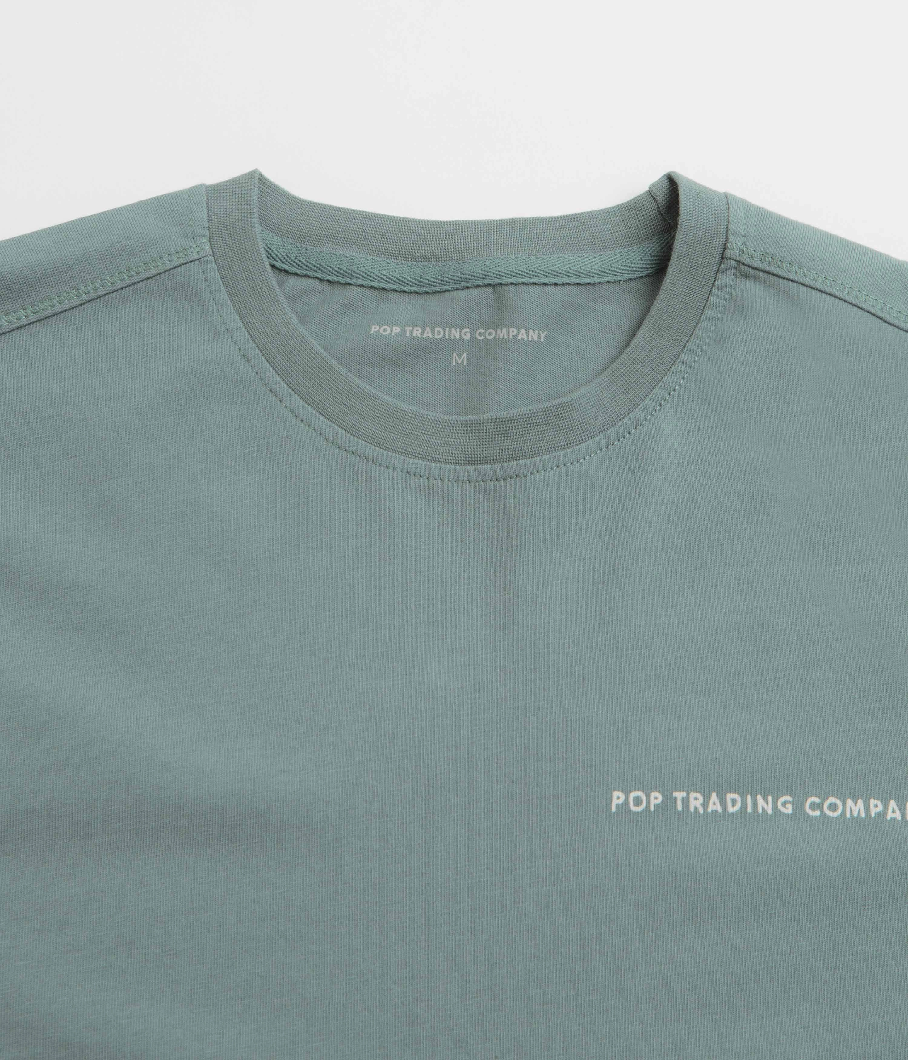 Breathable apparel Thermal Regulating Layer Pop Trading Company BYOBSS Logo T-Shirt - Stormy Sea