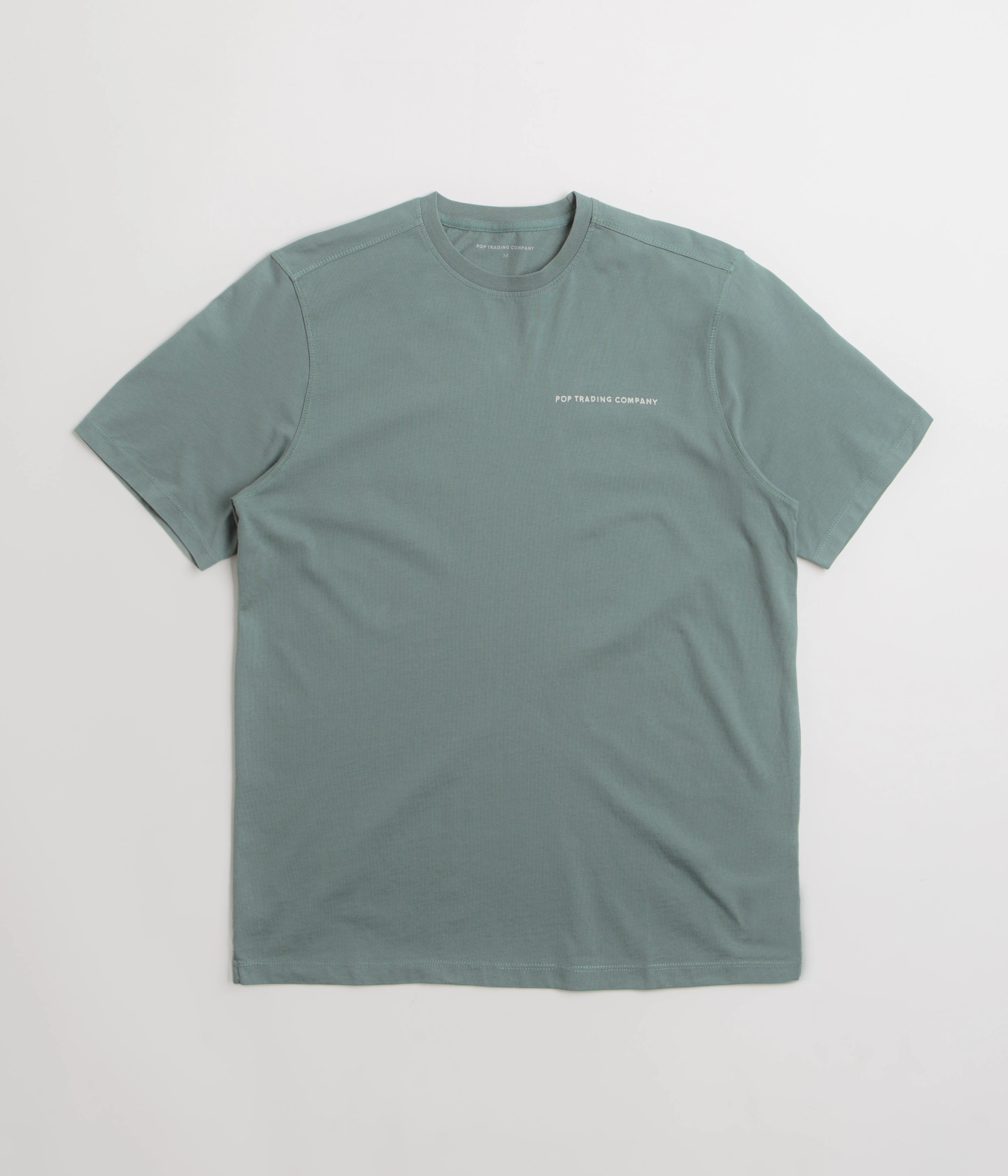 Pop Trading Company BYOBSS Logo T-Shirt - Stormy Sea Classic timelessness Cool Layer Wear