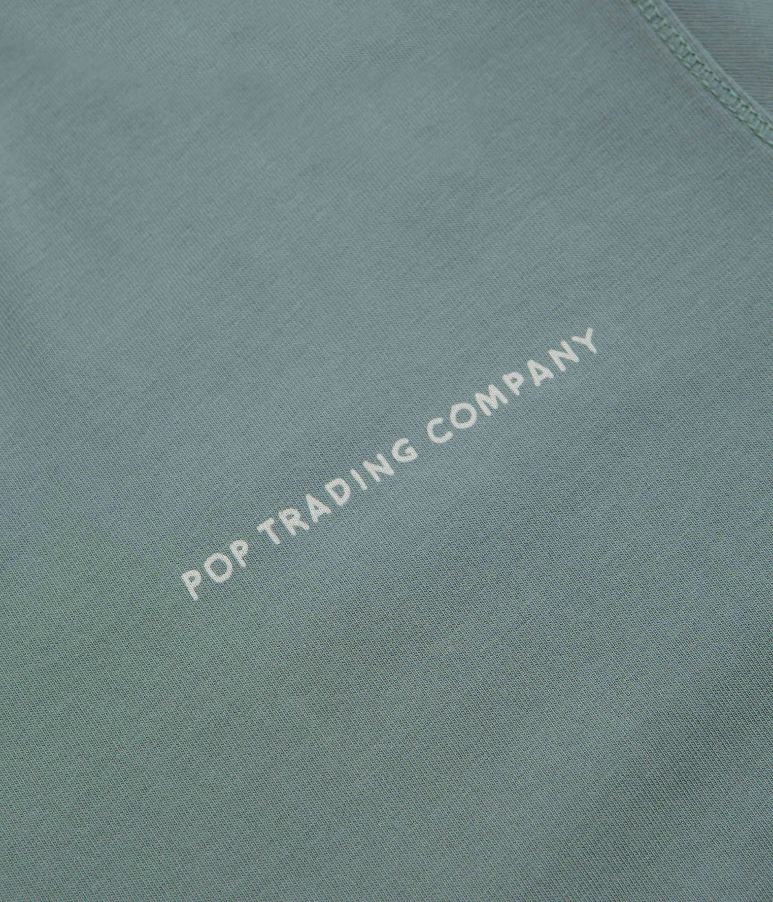 Stretchable Fabric Pop Trading Company BYOBSS Logo T-Shirt - Stormy Sea
