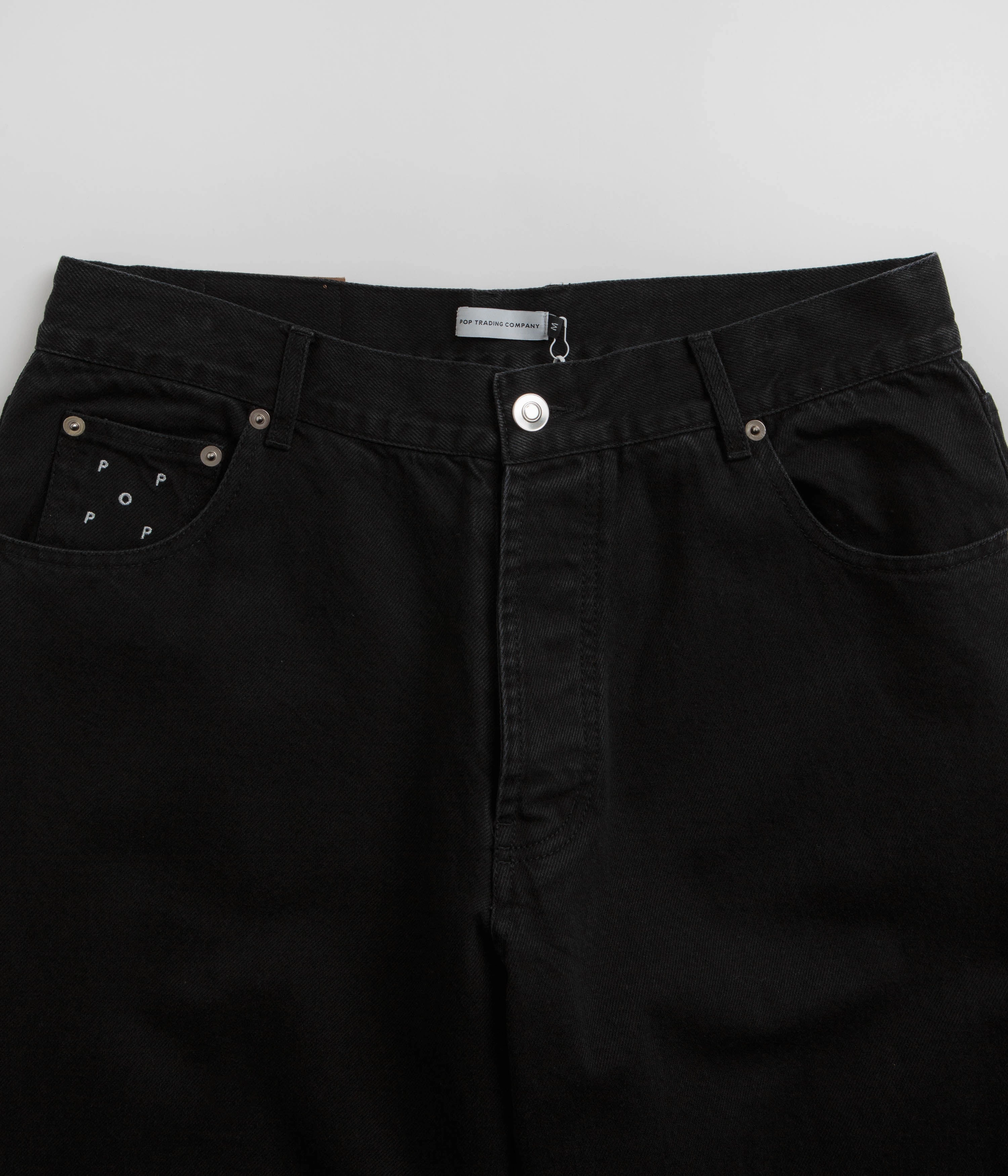 Pop Trading Company DRS Denim Pants - Black Quick Pack