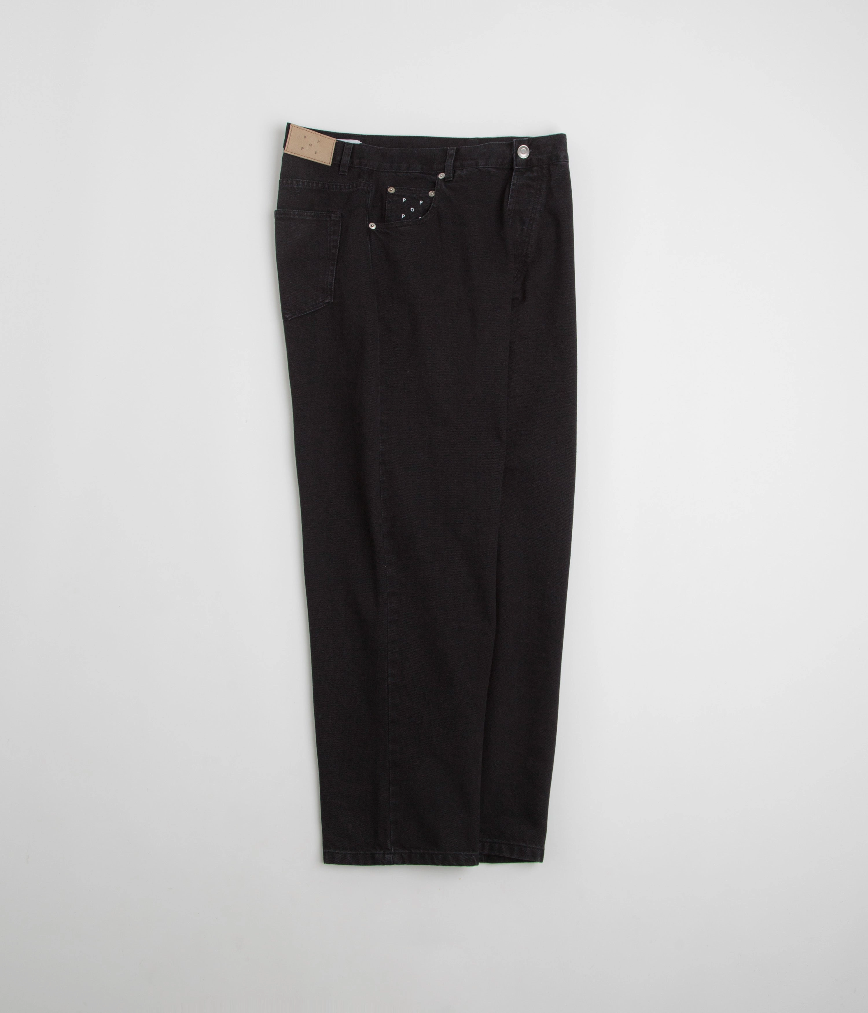 Ultra Soft Texture Pop Trading Company DRS Denim Pants - Black