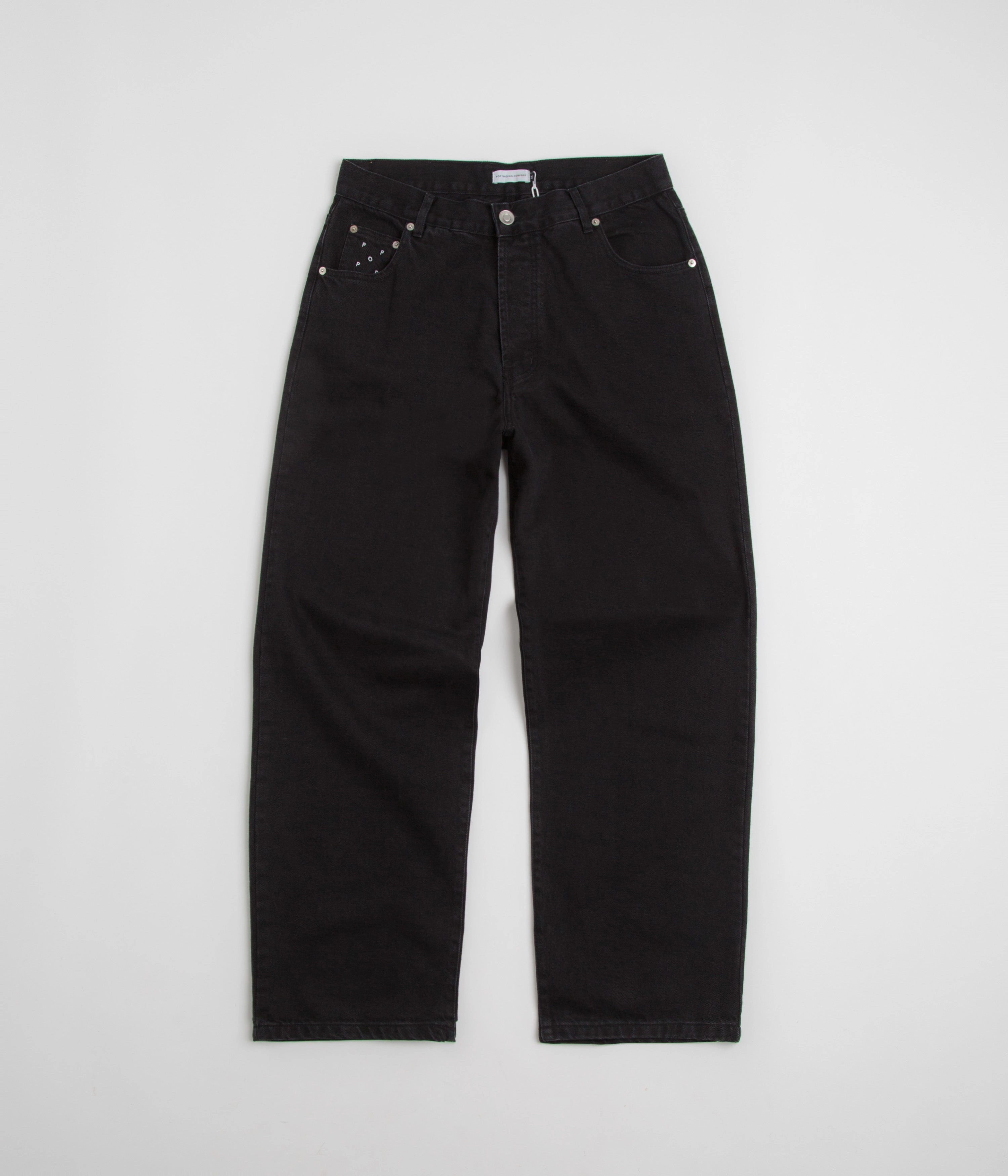 Pop Trading Company DRS Denim Pants - Black Quick Fit Casual Comfort Layers