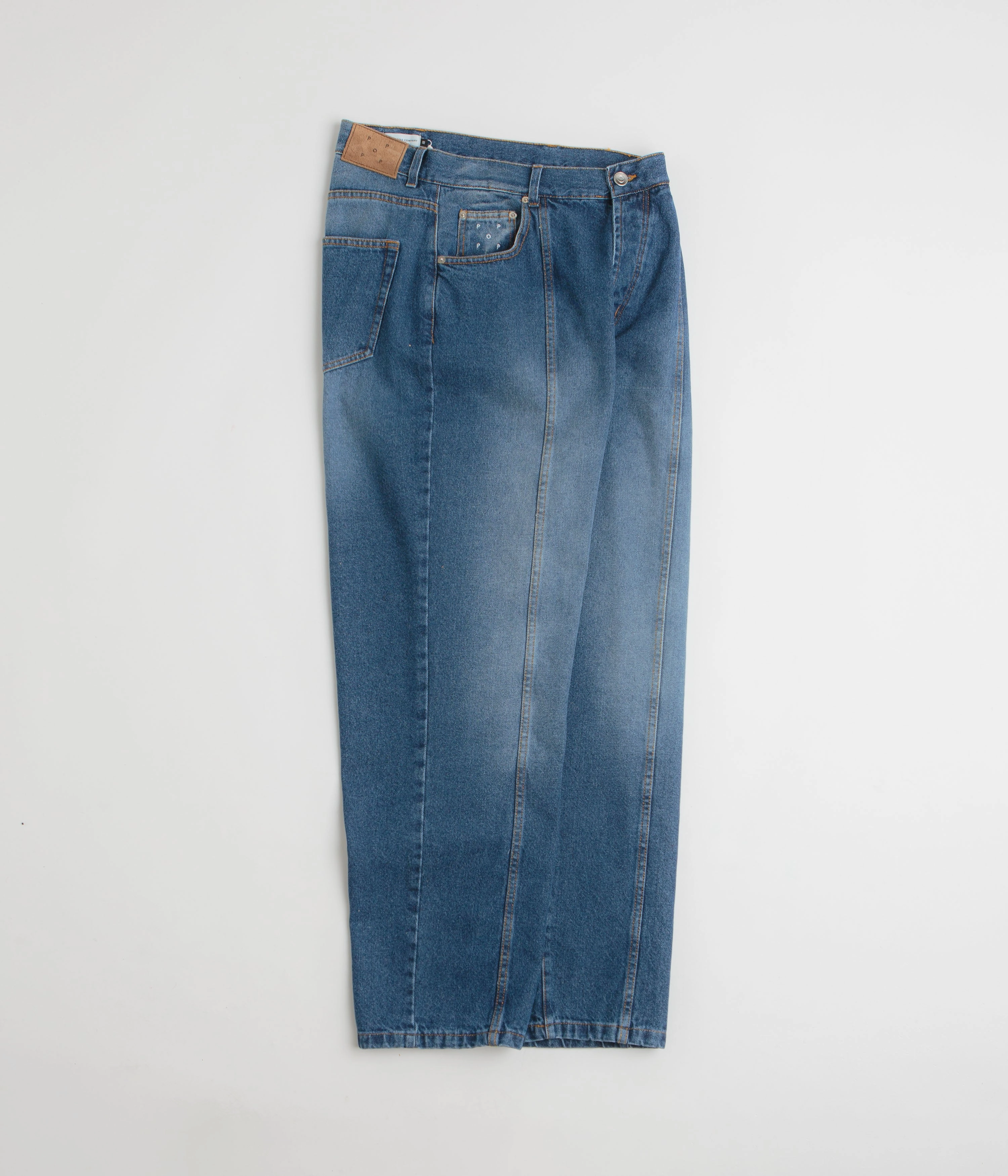 Pop Trading Company DRS Denim Seam Pants - Washed Denim Stain Resistant Weave All Season Versatility