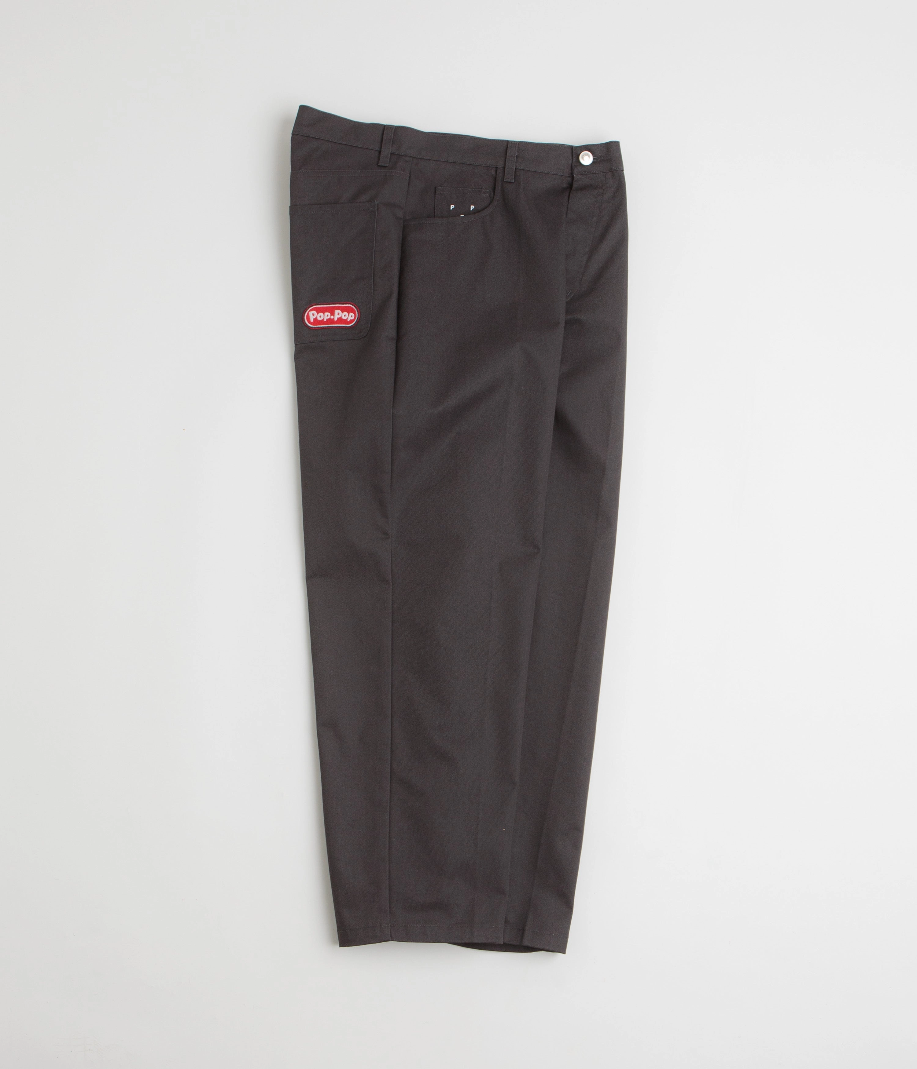 Modern Cut Stretch Fit Pop Trading Company DRS Worker Pants - Anthracite