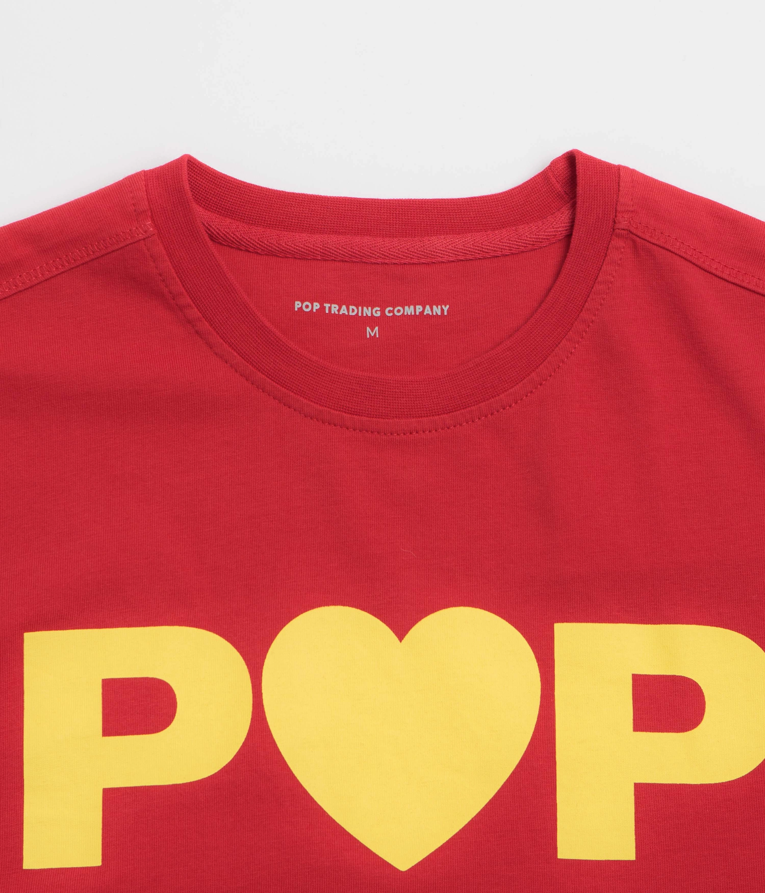 Versatile Wardrobe Piece Pop Trading Company Hearts T-Shirt - Haute Red