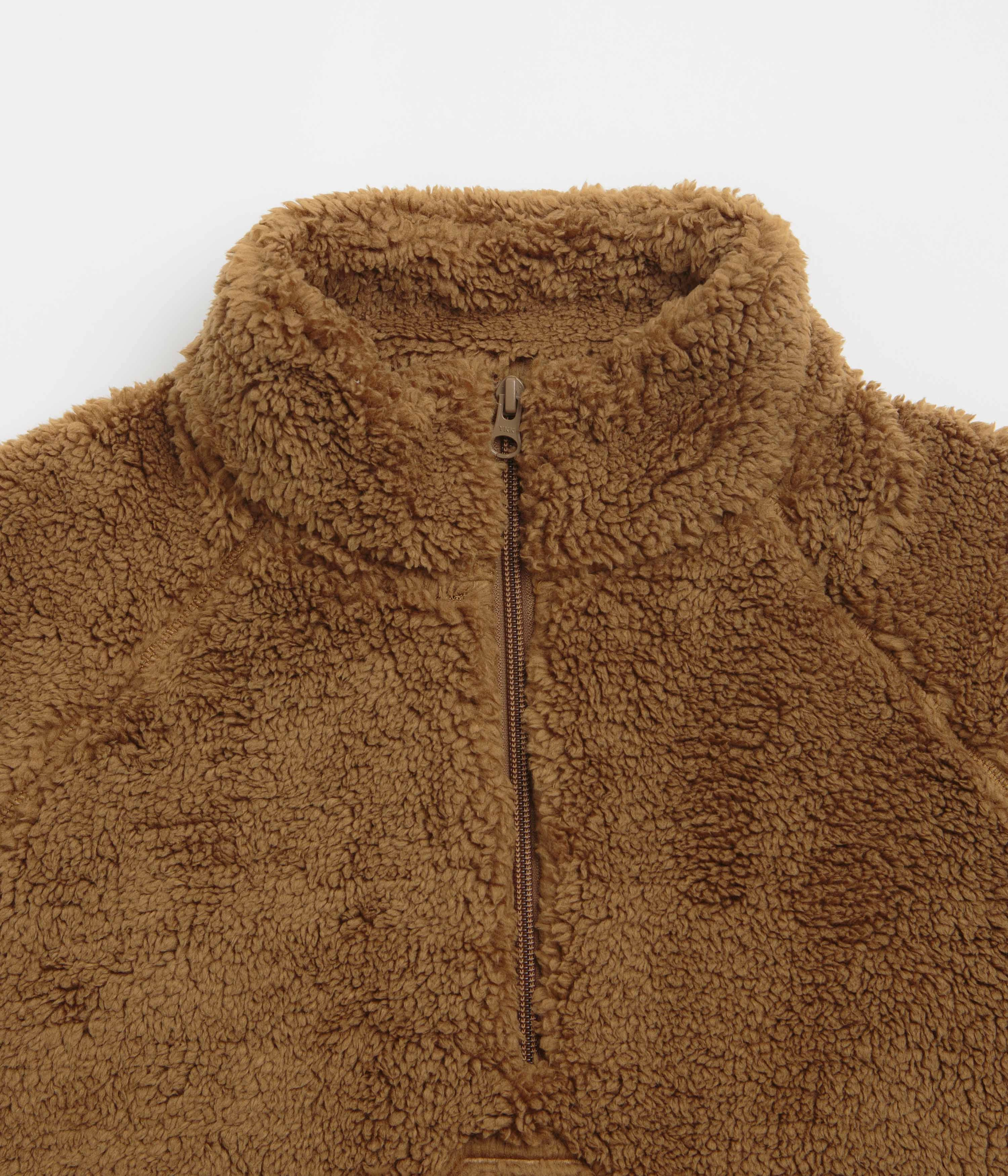 tag accents Beach Cover Pop Trading Company Polar 1/2 Zip Fleece Sweatshirt - Bison