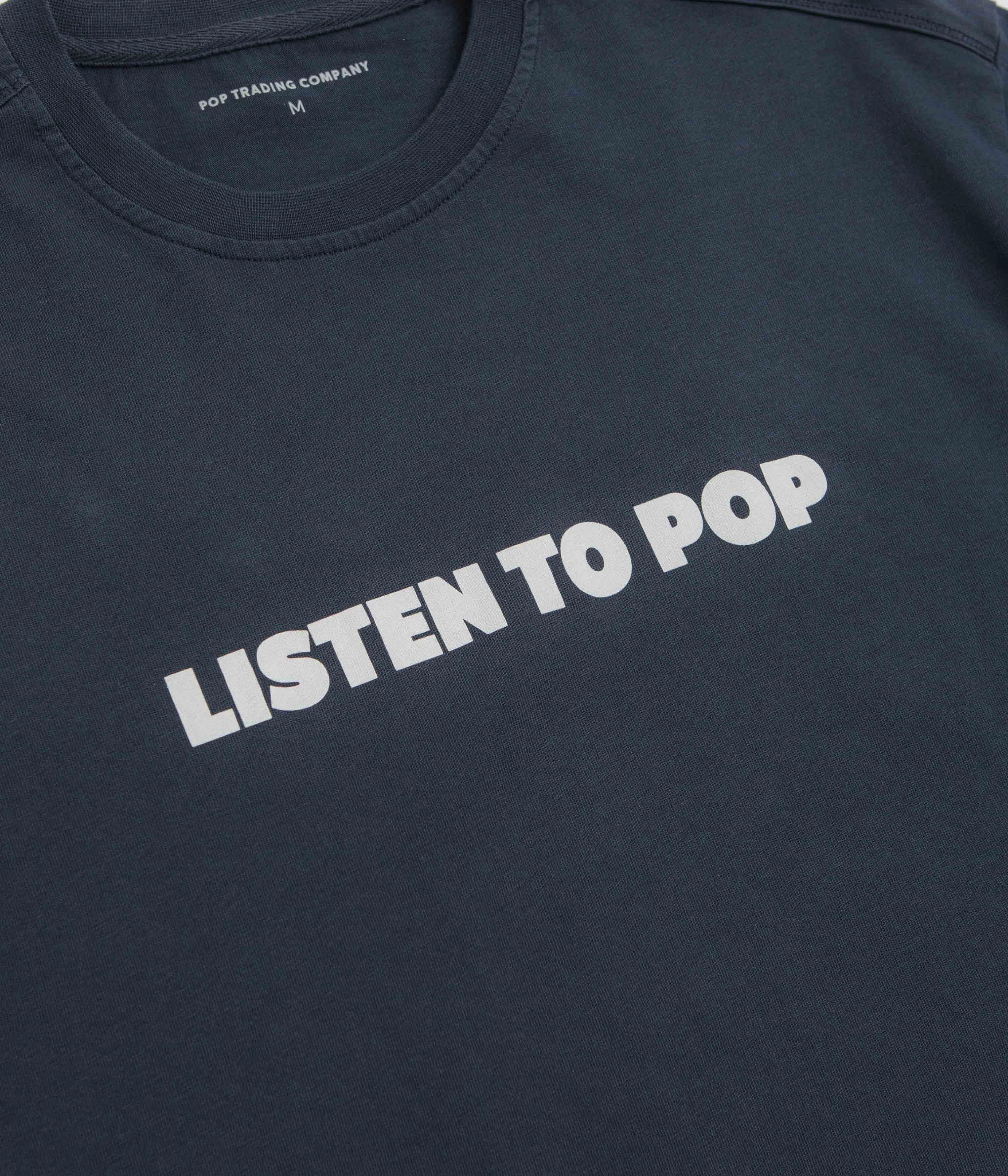 SoftTouchFinish Pop Trading Company Skatemuzik T-Shirt - Navy