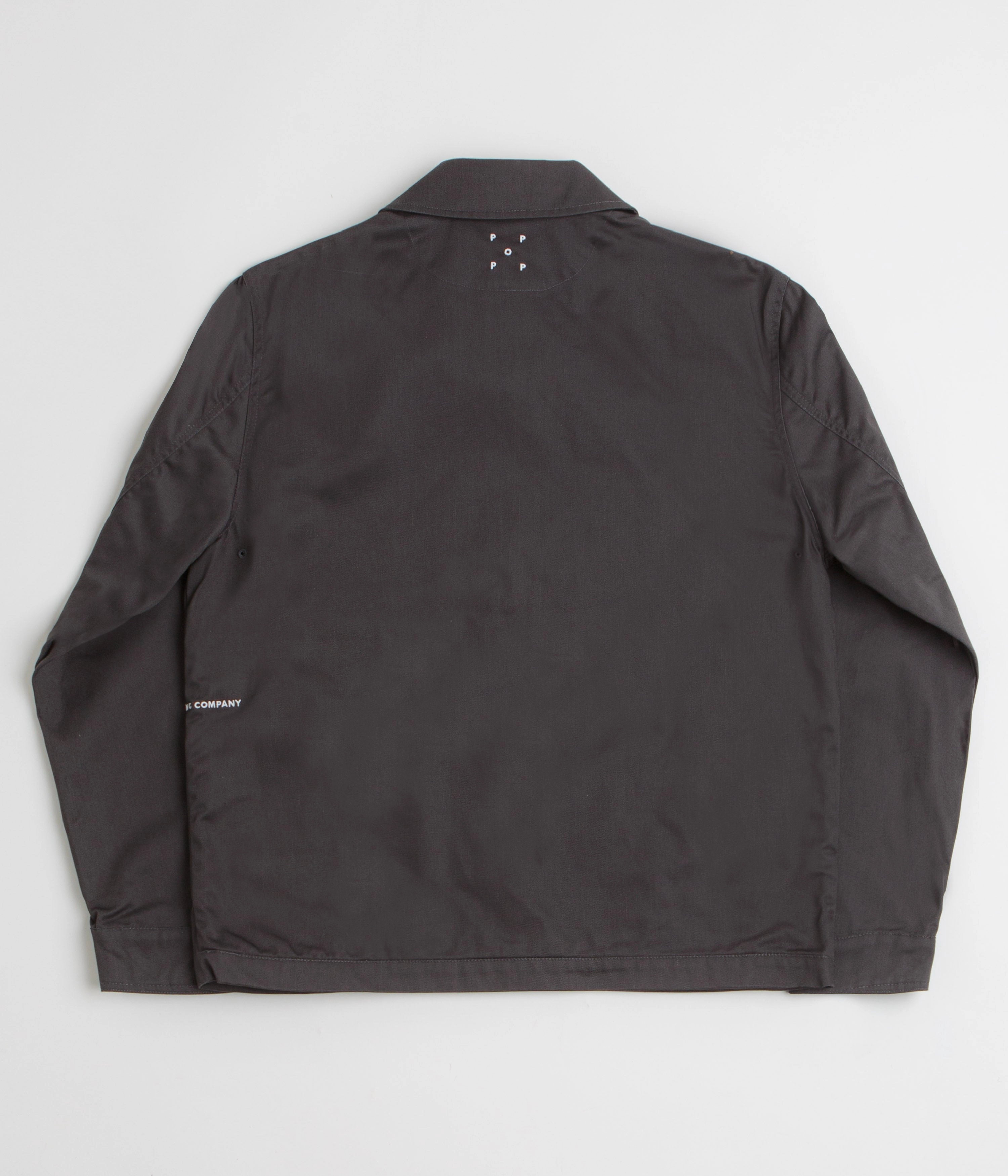 Pop Trading Company Worker Jacket - Anthracite Option Influence