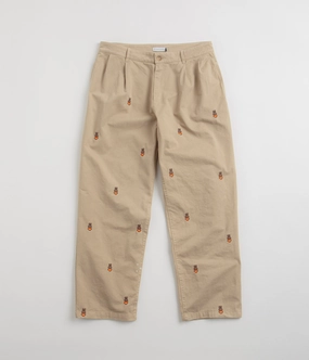 Pop Trading Company x Miffy Suit Pants - Khaki Durable Seam Construction