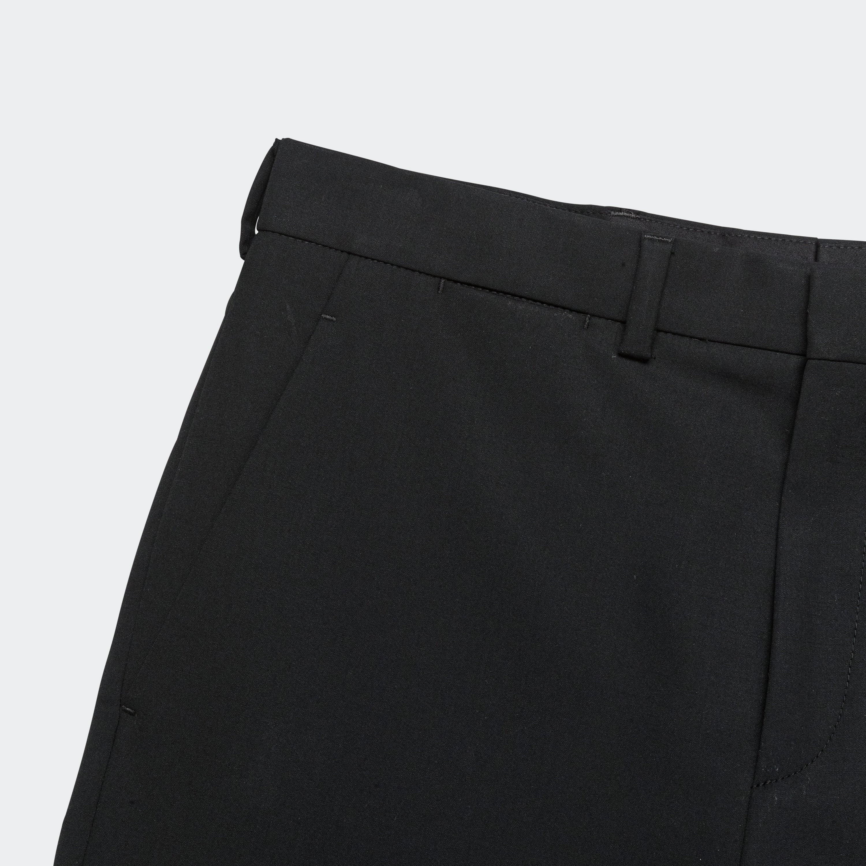 Popeline Wool Trousers - Black ThermalInsulation