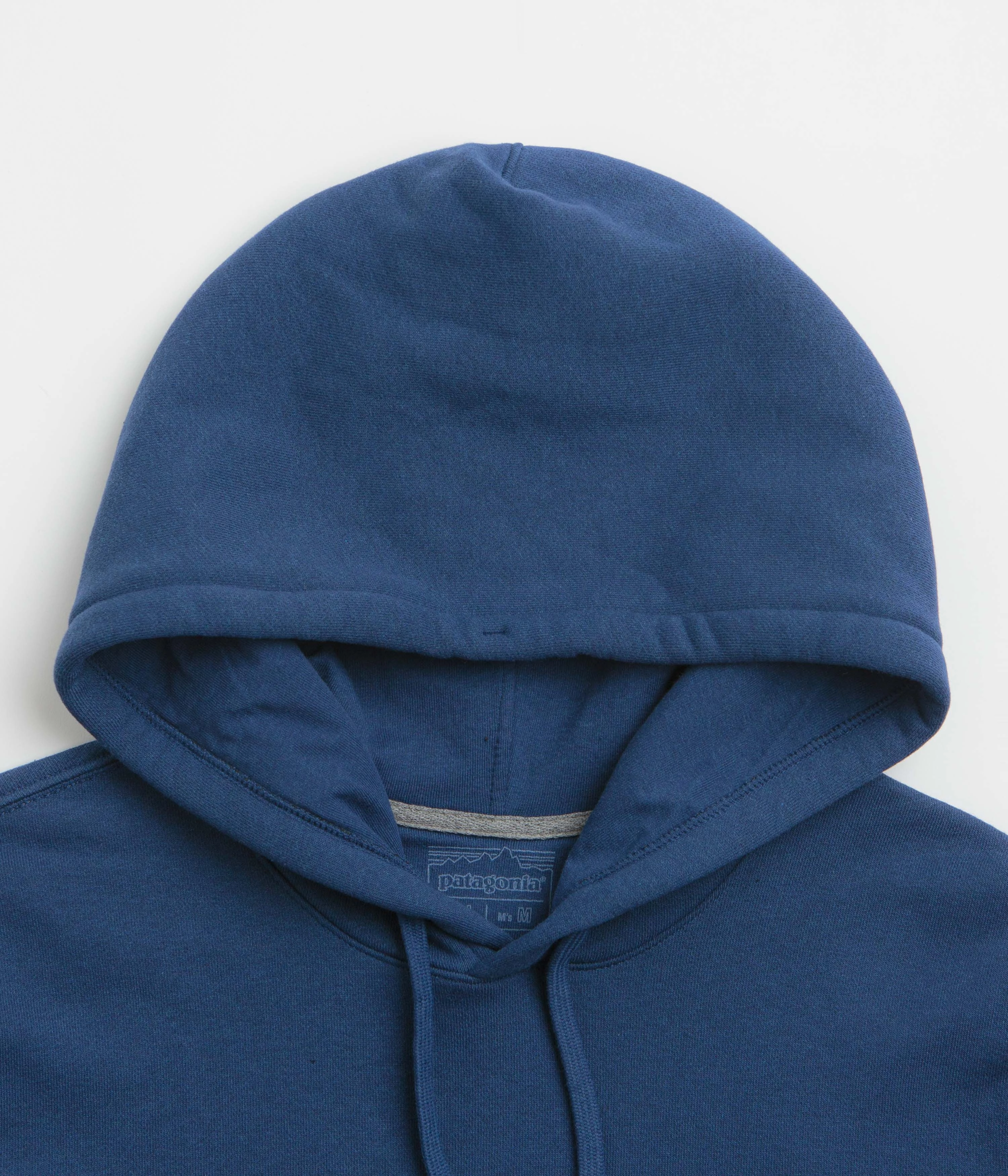Tassel Details Patagonia Boardshort Logo Uprisal Hoodie - Clement Blue
