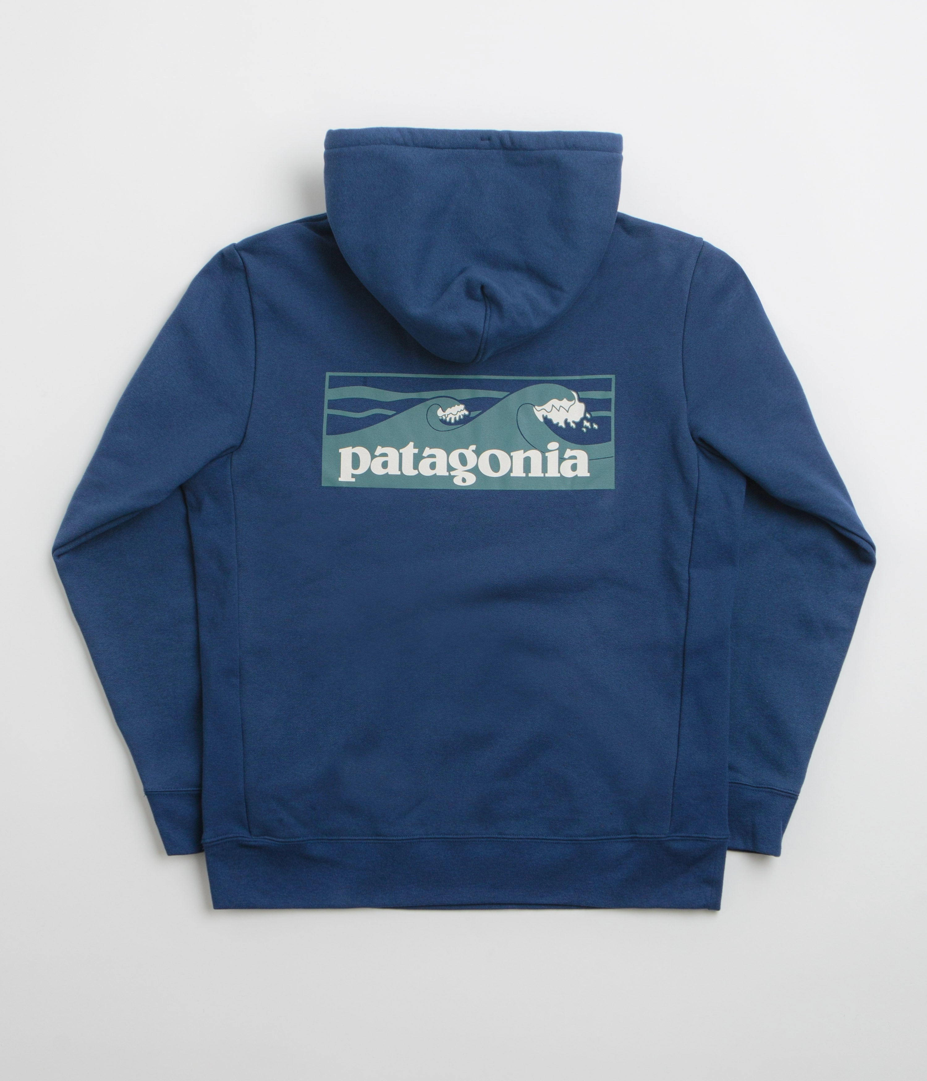 Patagonia Boardshort Logo Uprisal Hoodie - Clement Blue Water resistant coating