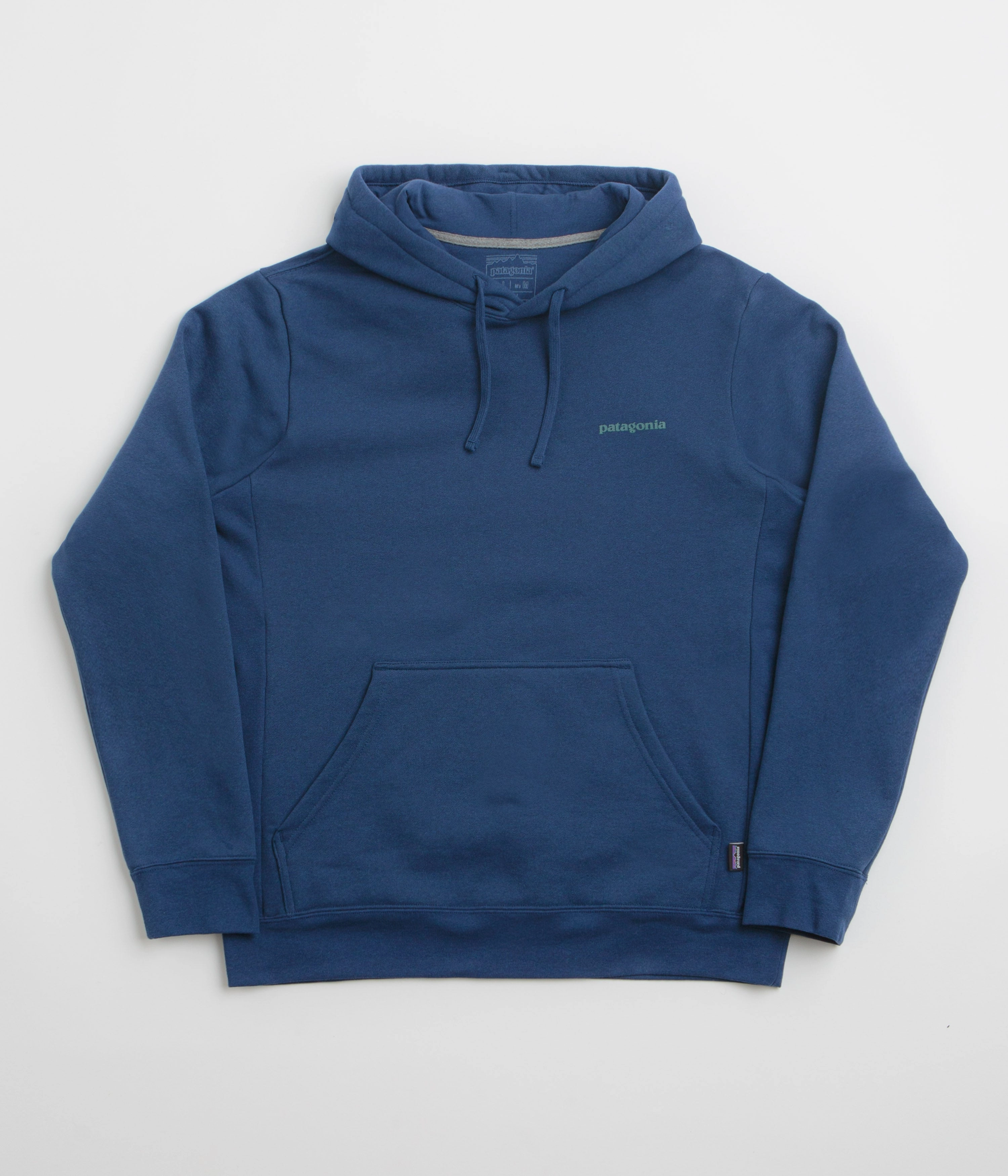 Patagonia Boardshort Logo Uprisal Hoodie - Clement Blue simple design