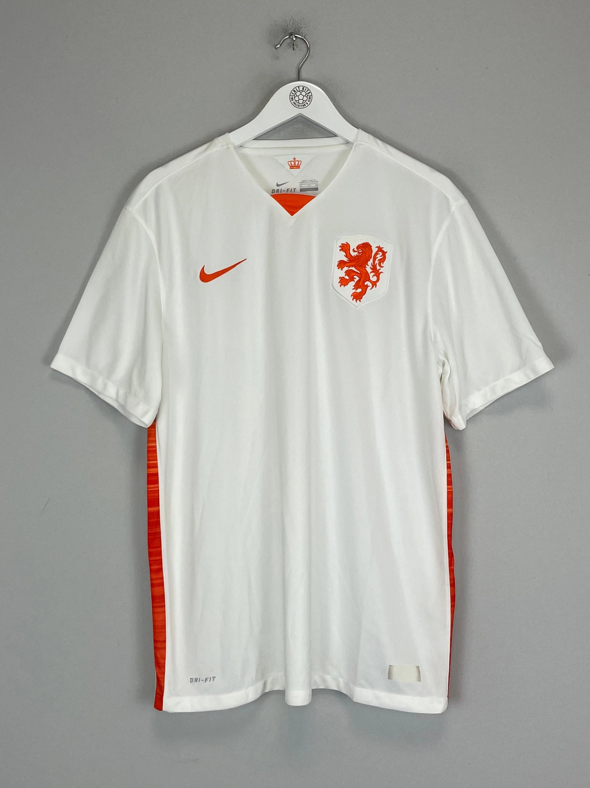 Chic Design Mesh Ventilation Panels 2015/16 NETHERLANDS AWAY SHIRT (XL) NIKE