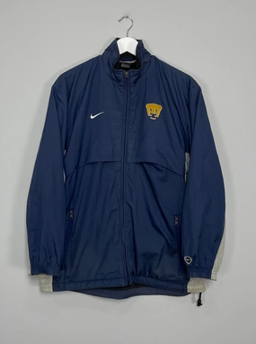 2001/02 UNAM PUMAS FLEECE LINED JACKET (S) NIKE Flexible Contoured Panels aftersun