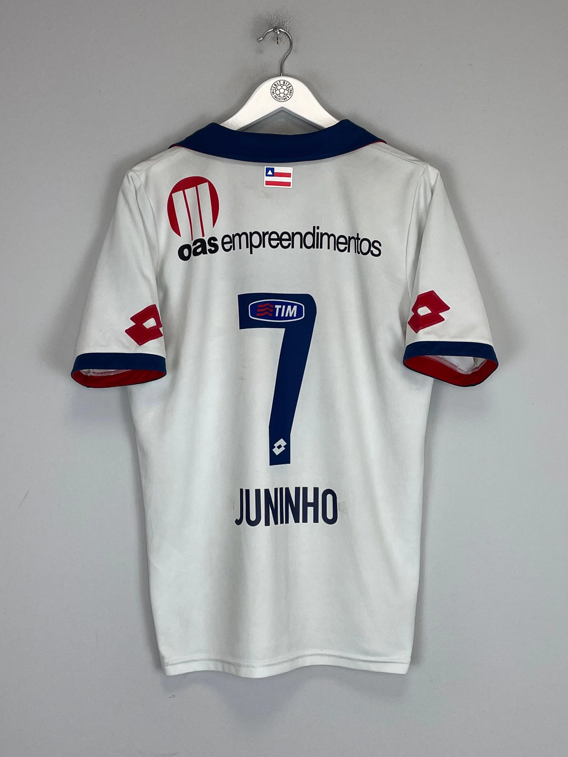 2011 CLUBE BAHIA JUNINHO #7 HOME SHIRT (M) LOTTO Tensile Strength Fabric