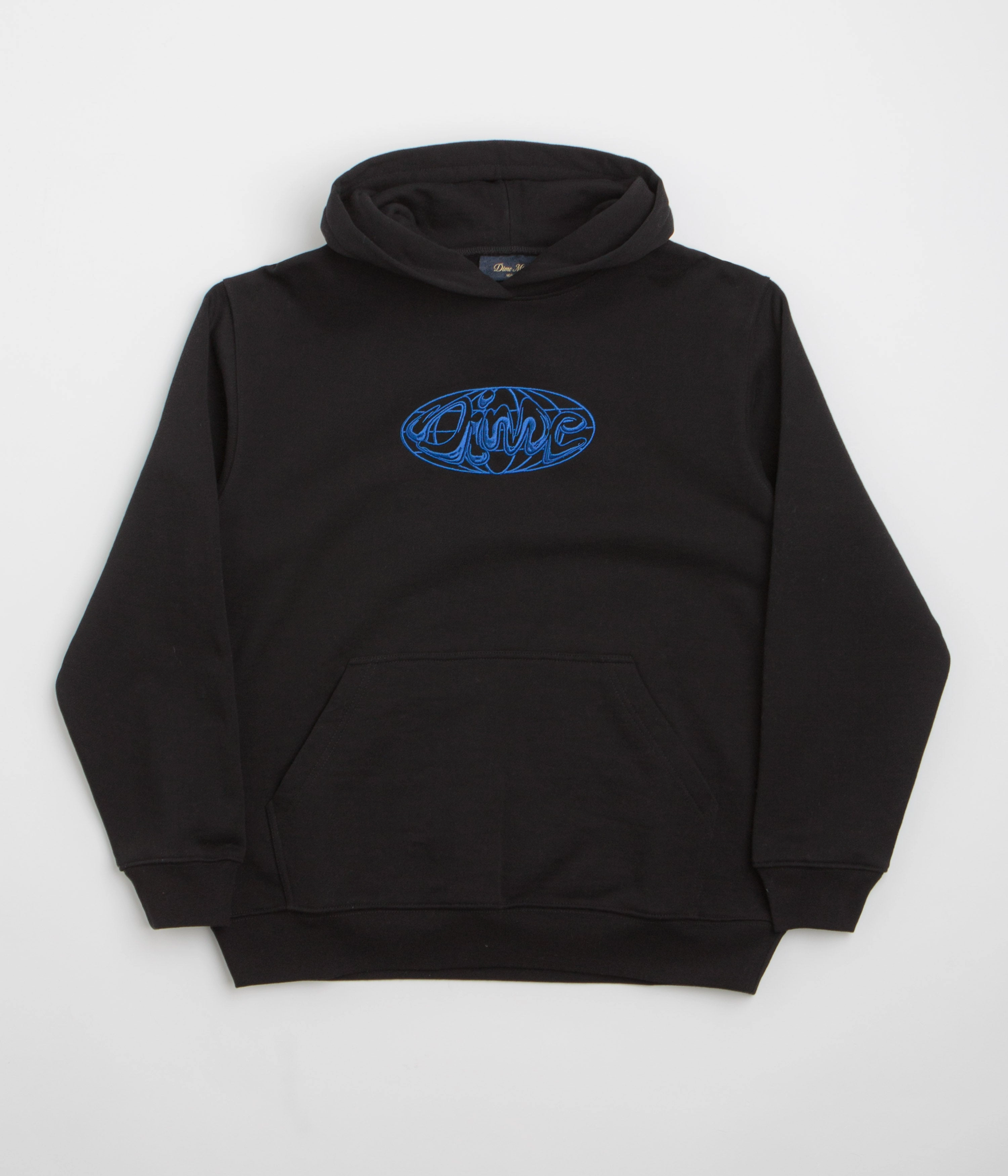 Dime Globe Hoodie - Black Smooth Zipper Glide