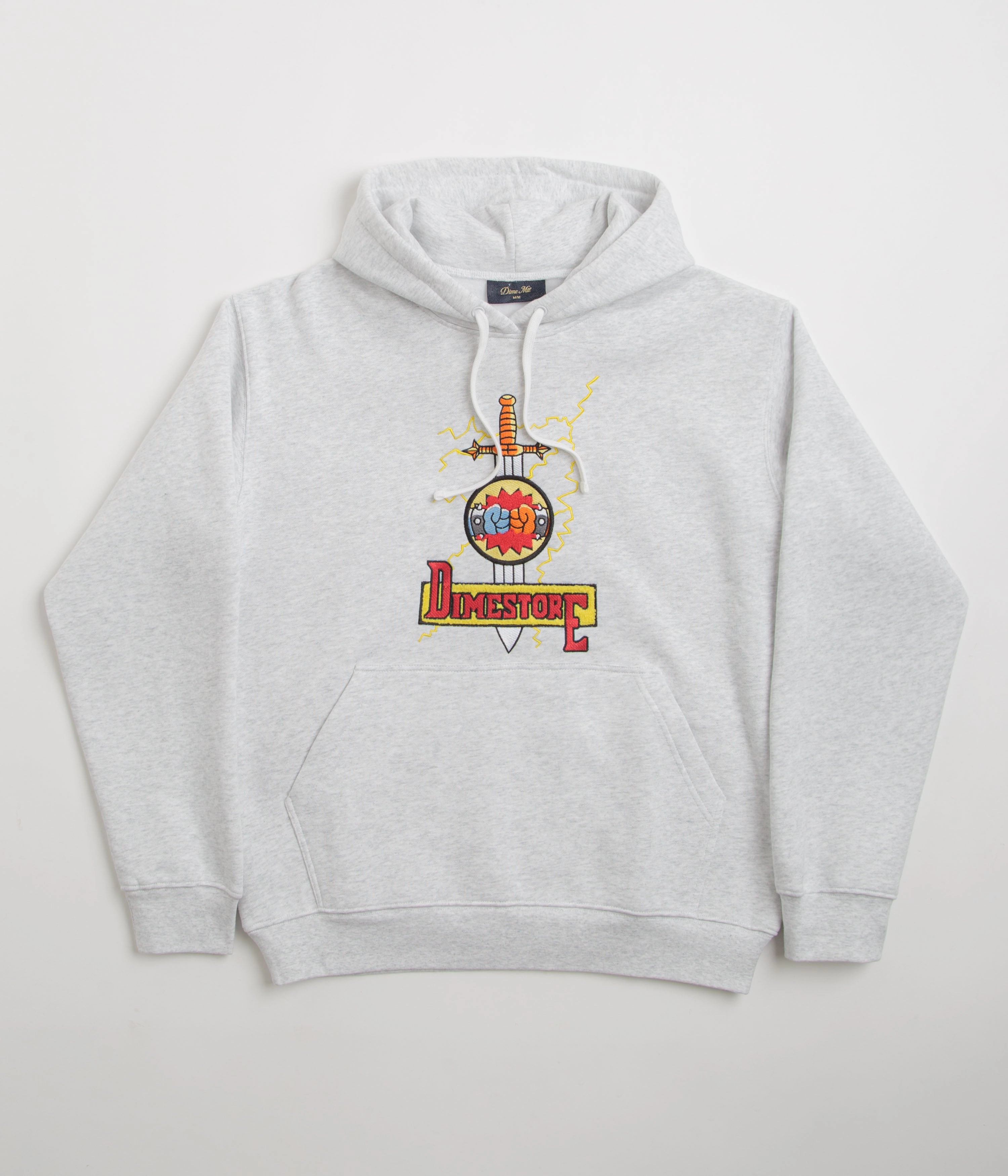 Dime Storm Hoodie - Ash Reinforced Hemline Weekend Casual