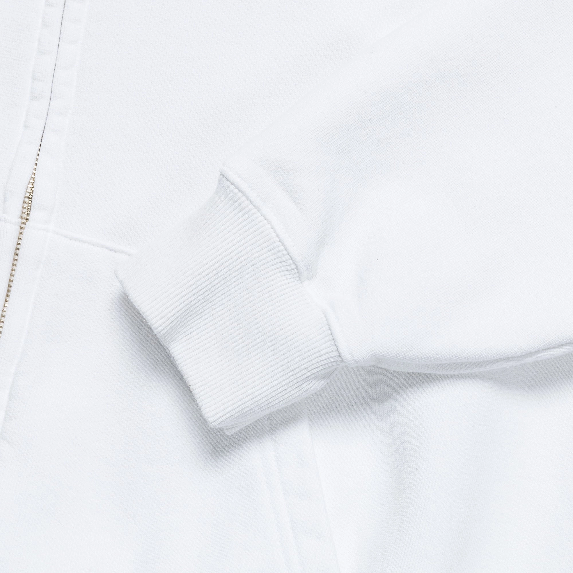 Sermon Zip Hoodie - White Essential Minimal Relaxed Style